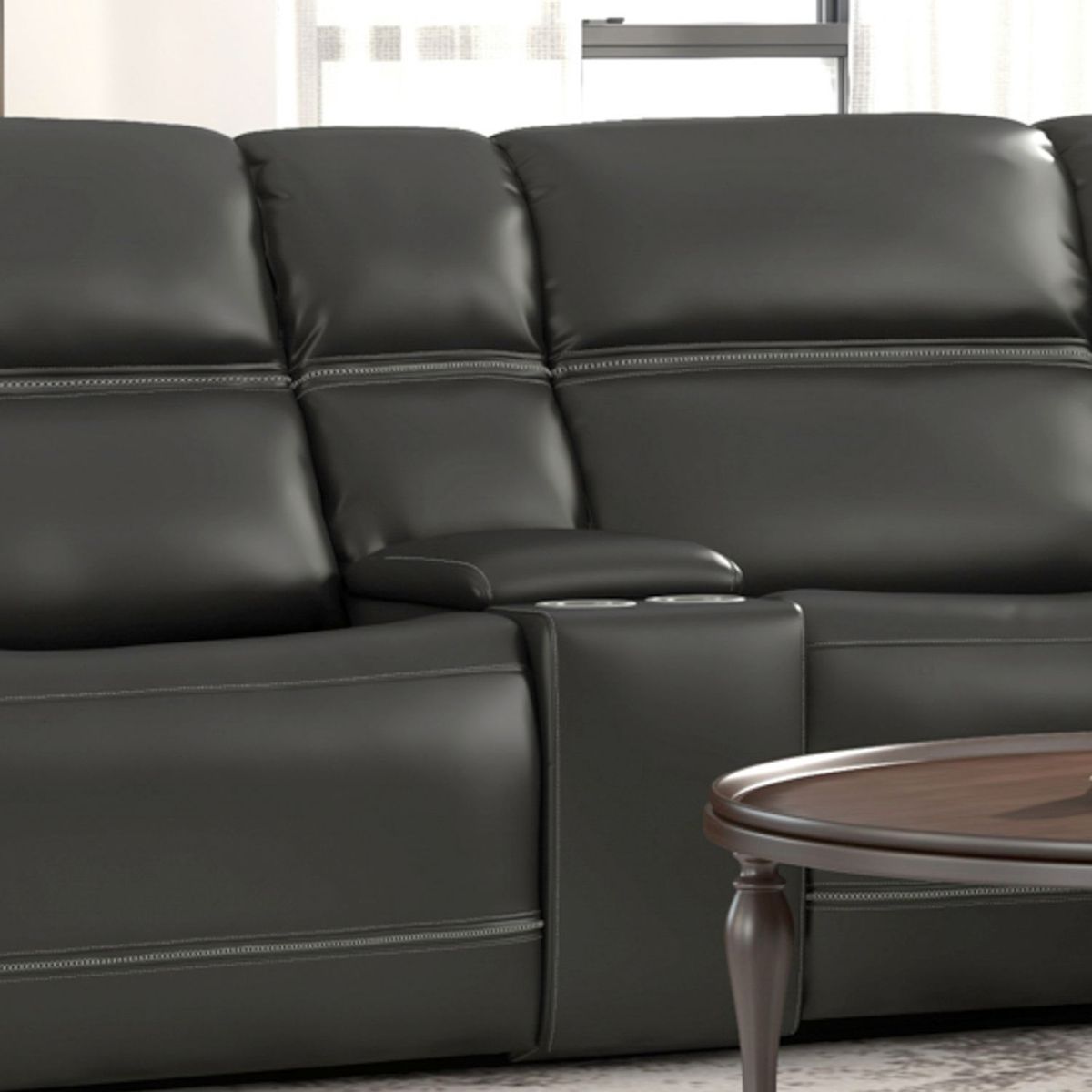 Liberty Furniture Bentley Console in Graphite