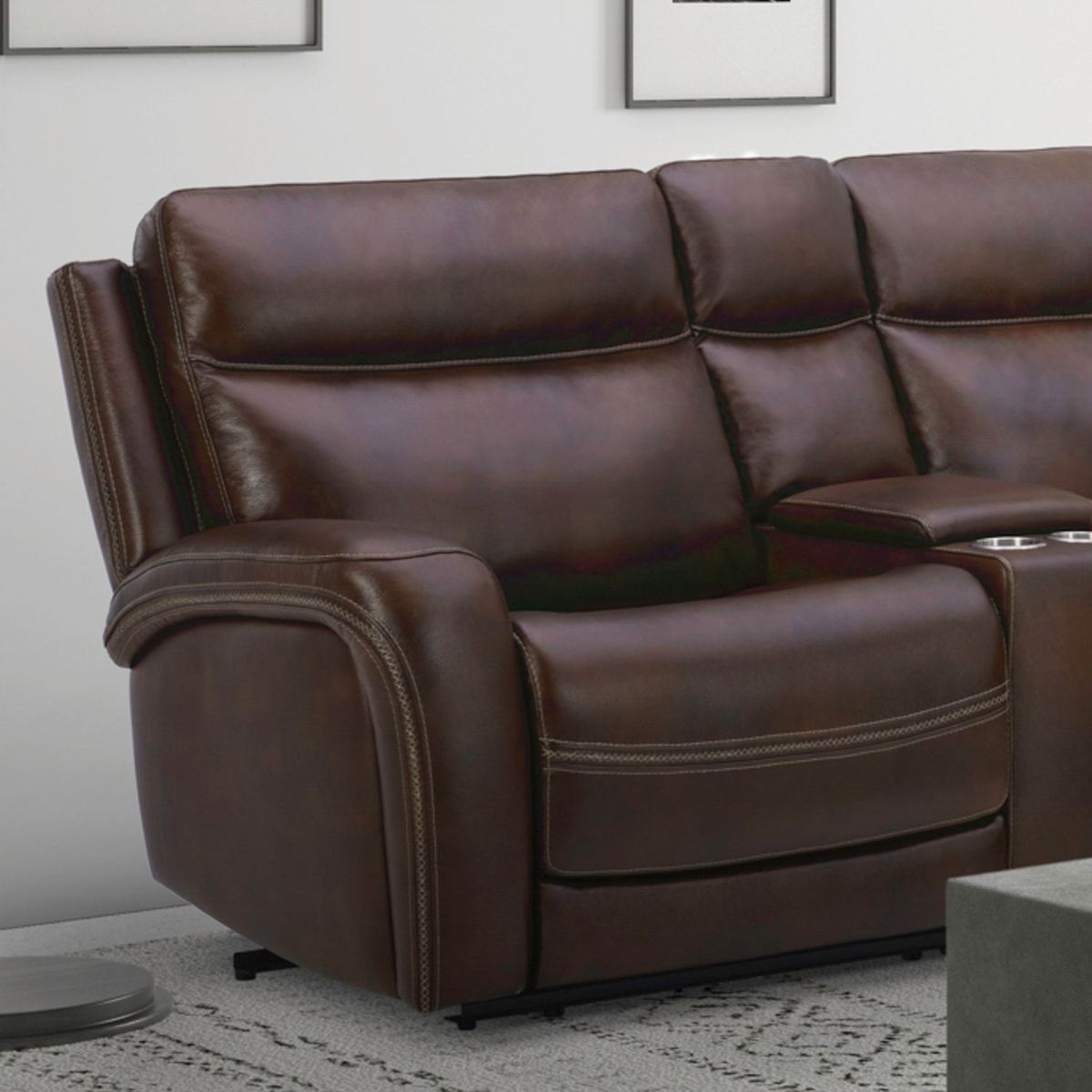 Liberty Furniture Blair Left Arm Recliner P2 & ZG in Cognac - Luxury Home Furniture (MI)