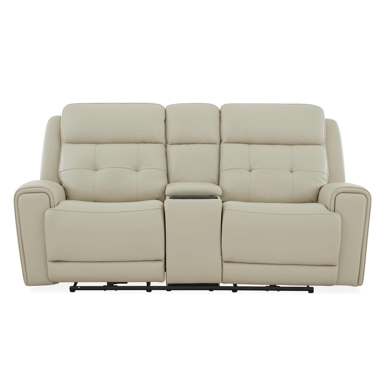 Carrington Loveseat w/Console P3 & ZG in Baja Stone - Luxury Home Furniture (MI)