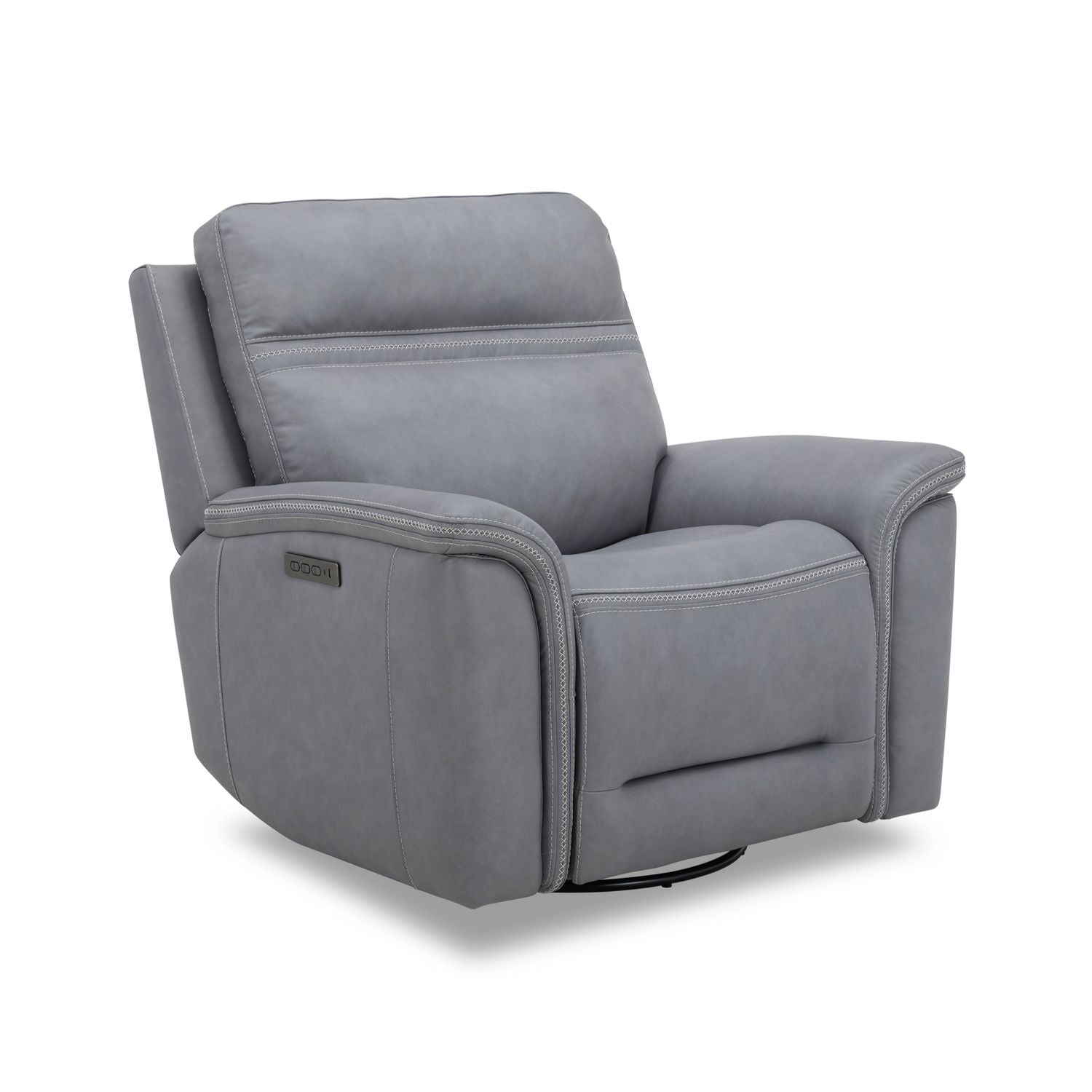 Cooper SG Recliner P3 in Blue Gray - Luxury Home Furniture (MI)