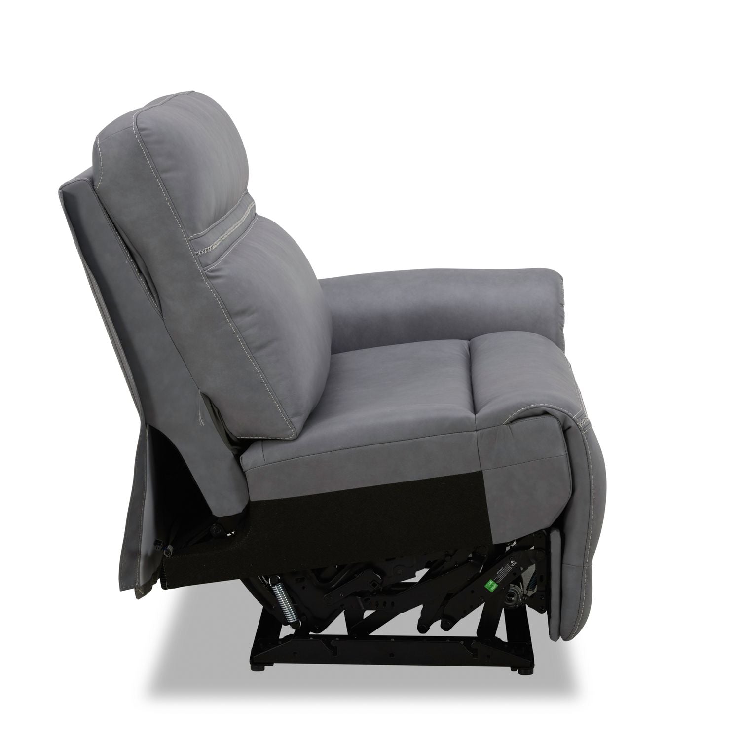 Cooper R Arm Recliner P3 & ZG - Blue Gray