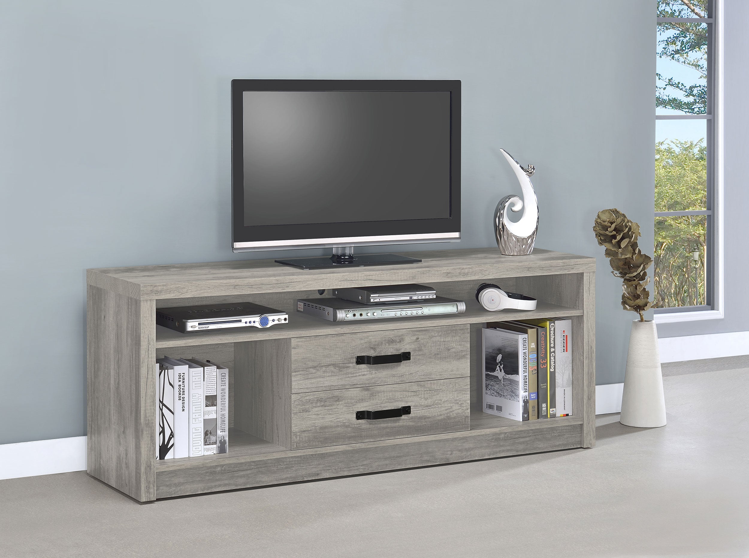 Burke TV Stand - Luxury Home Furniture (MI)