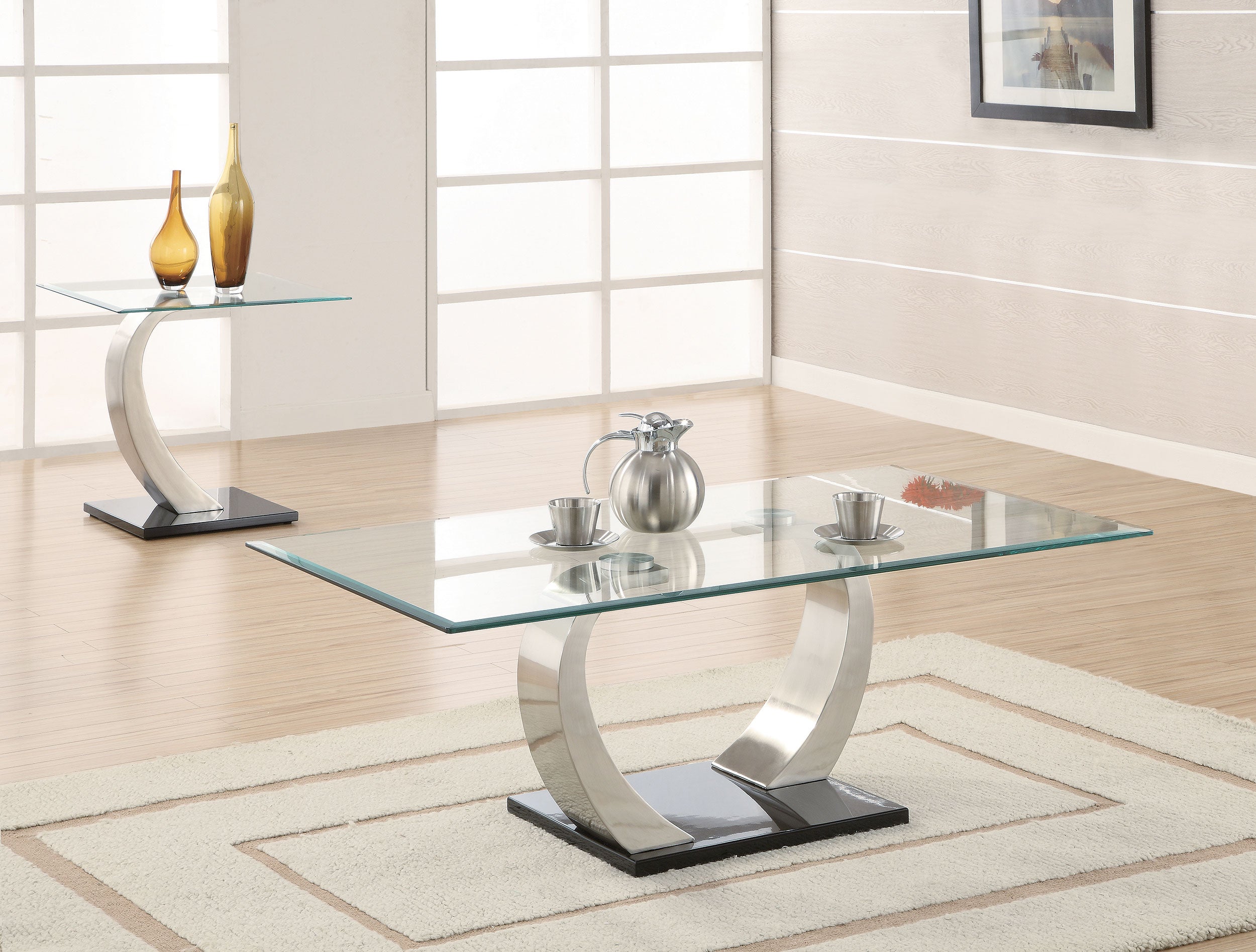 Pruitt Coffee Table Sets - Luxury Home Furniture (MI)