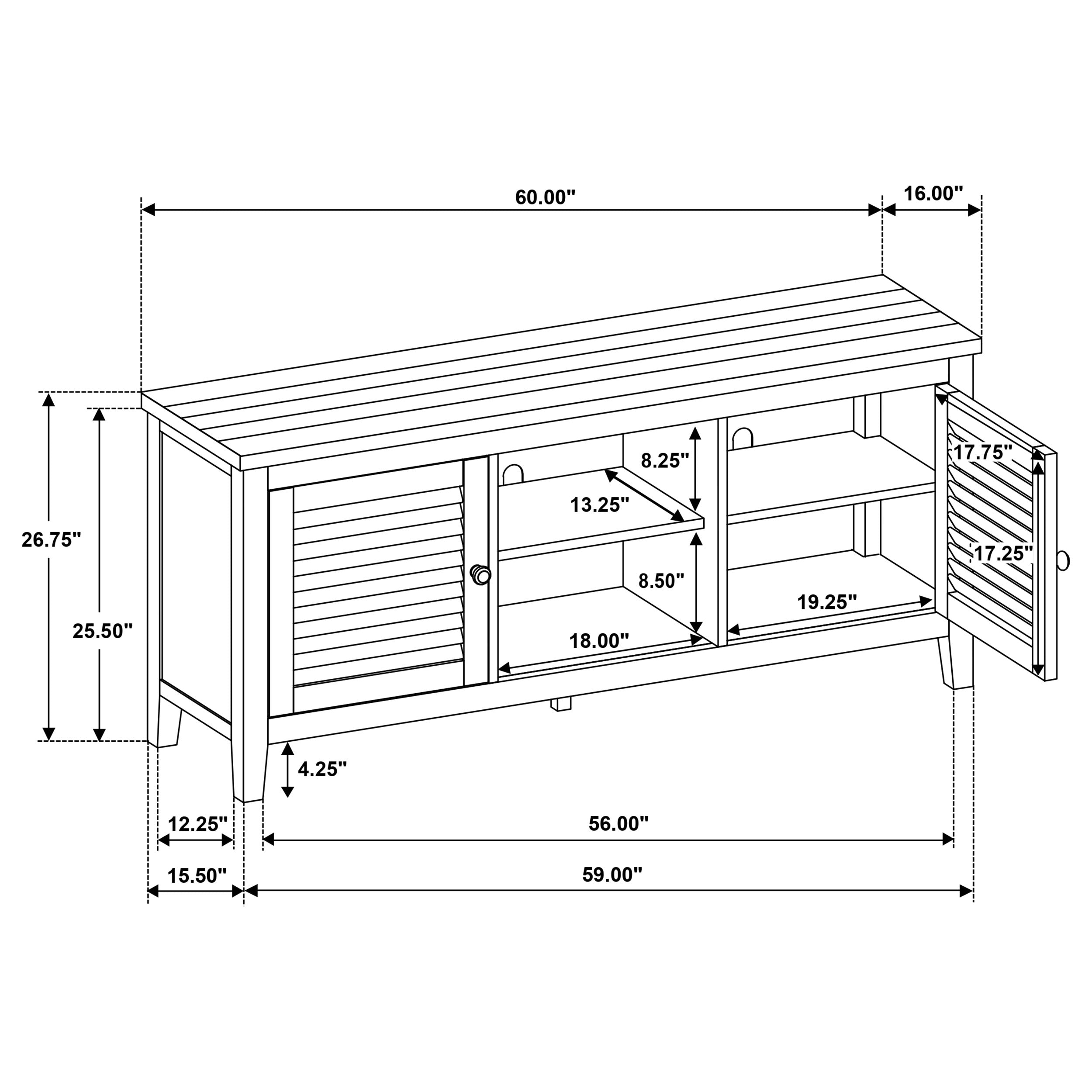 Concord Tv Stand - Luxury Home Furniture (MI)