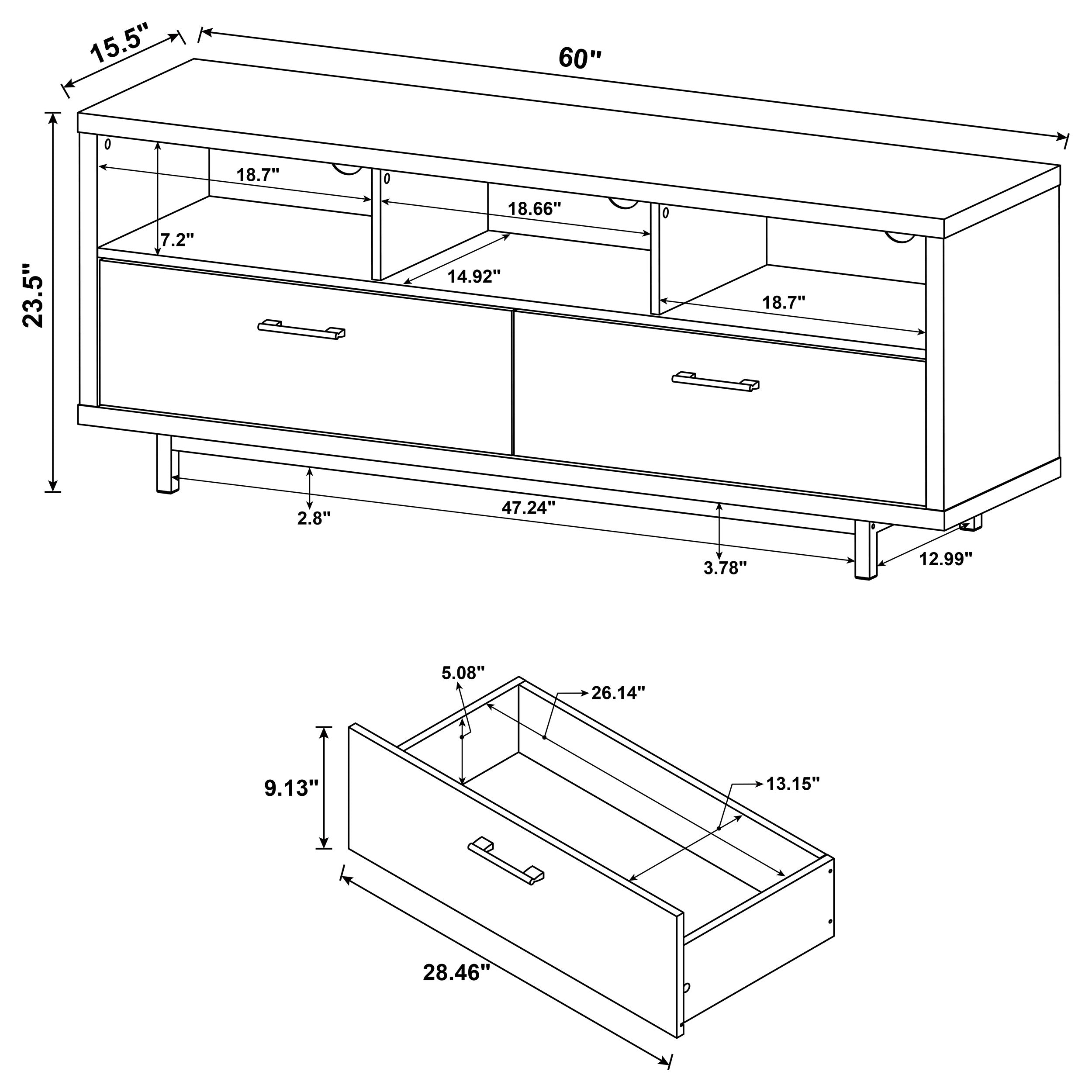Casey TV Stand - Luxury Home Furniture (MI)