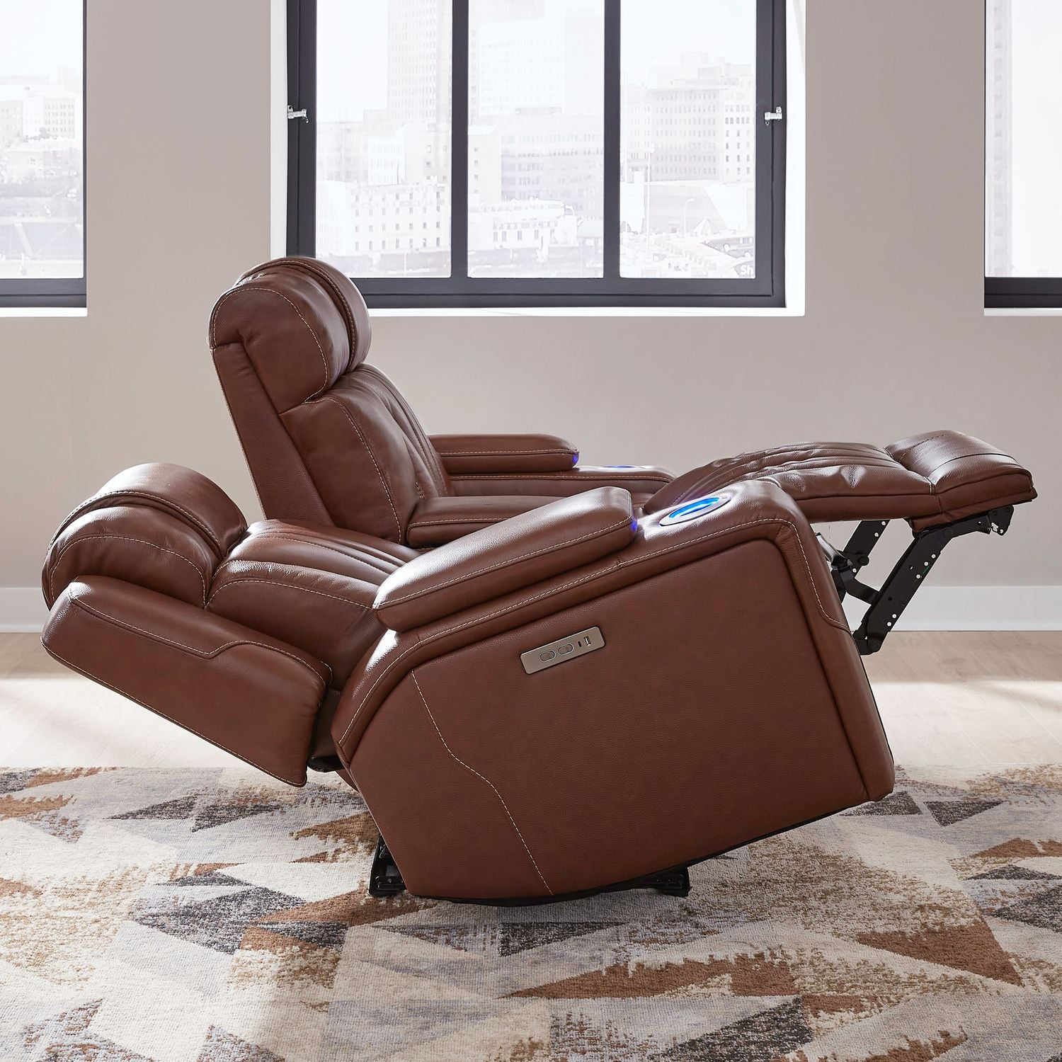 Caswell Loveseat w/ Console P2 & ZG