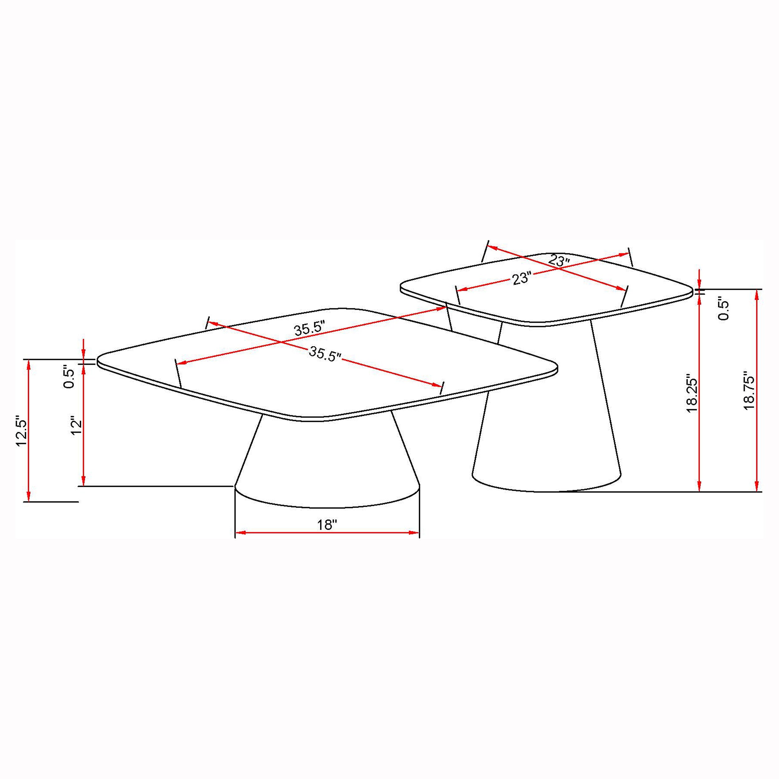 Eason Coffee Table Set - Luxury Home Furniture (MI)