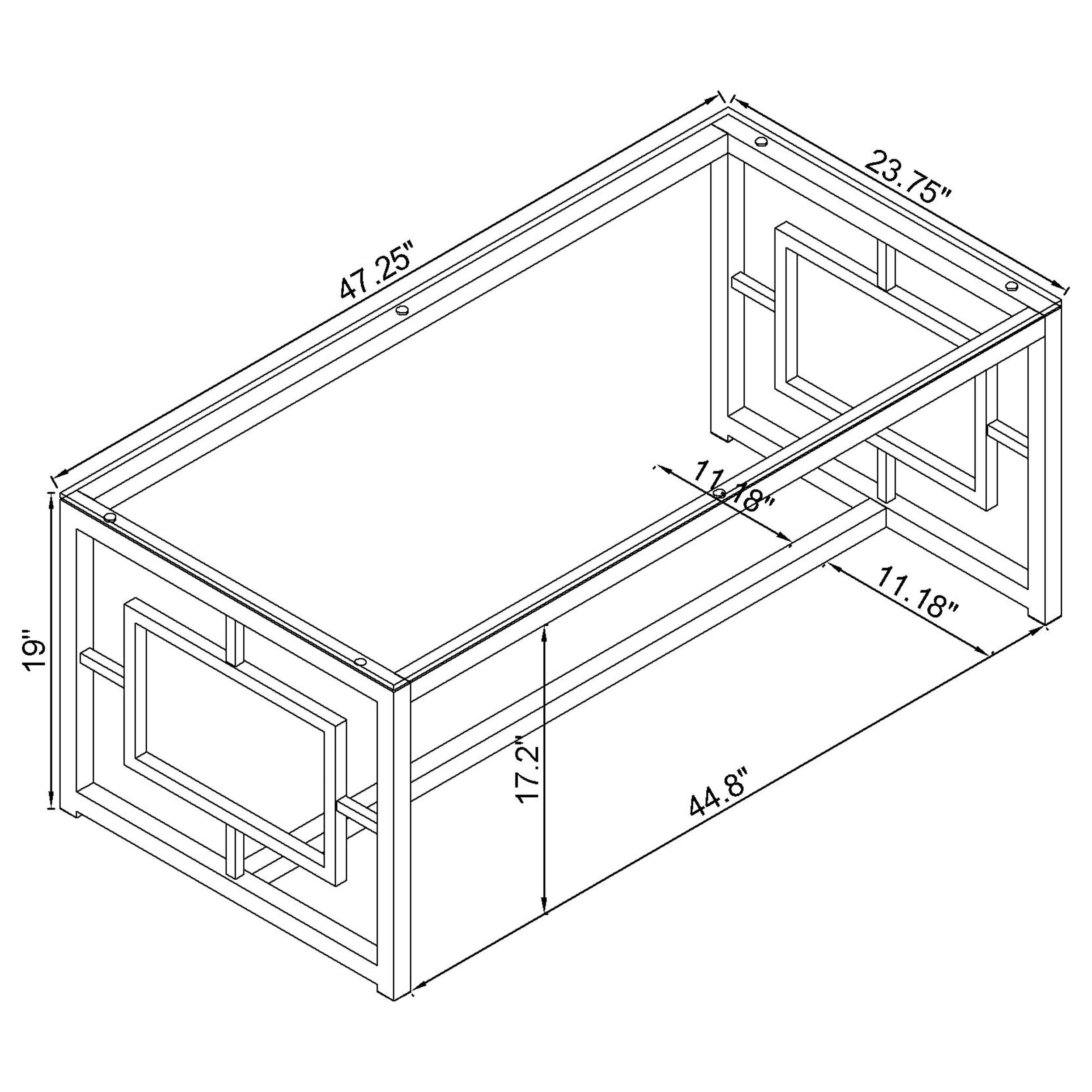 Merced Coffee Table Set - Luxury Home Furniture (MI)
