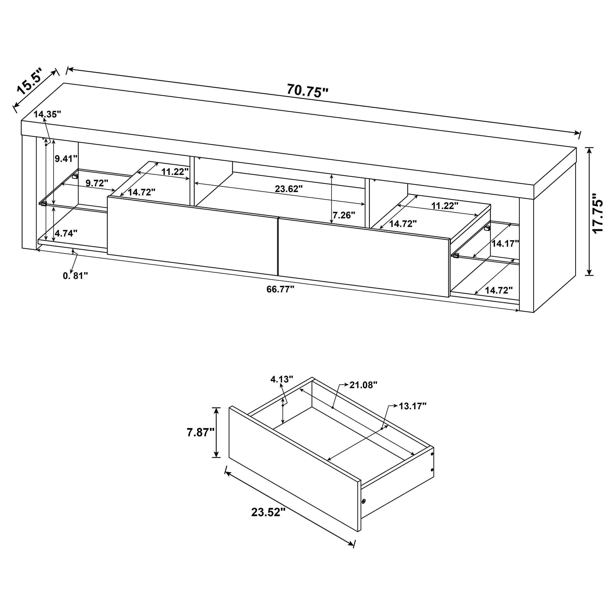 Jude Entertainment Center - Luxury Home Furniture (MI)