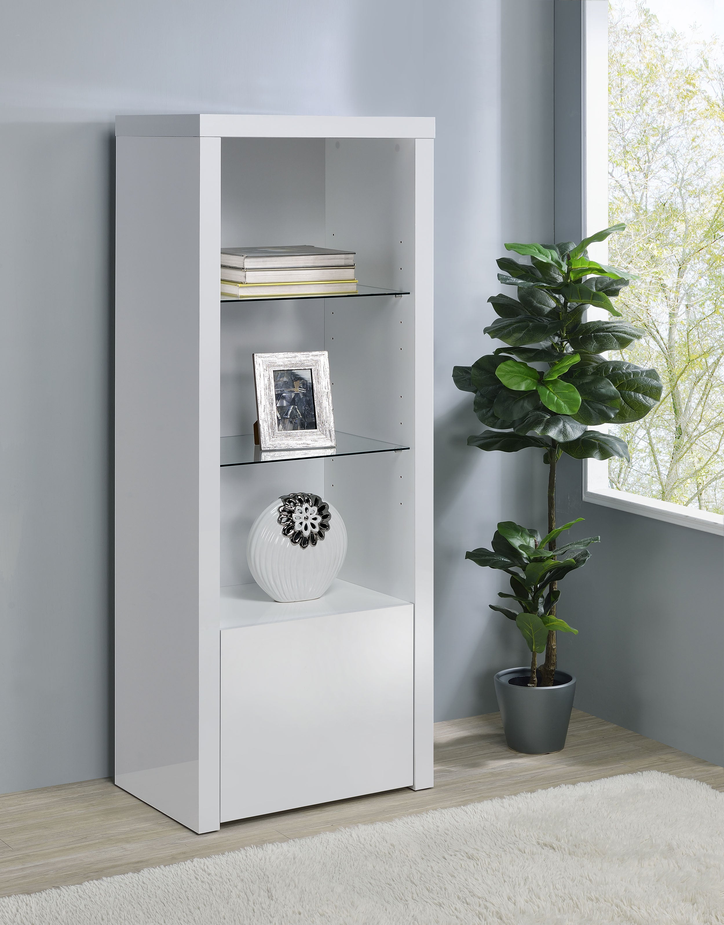 Jude Media Tower - Luxury Home Furniture (MI)