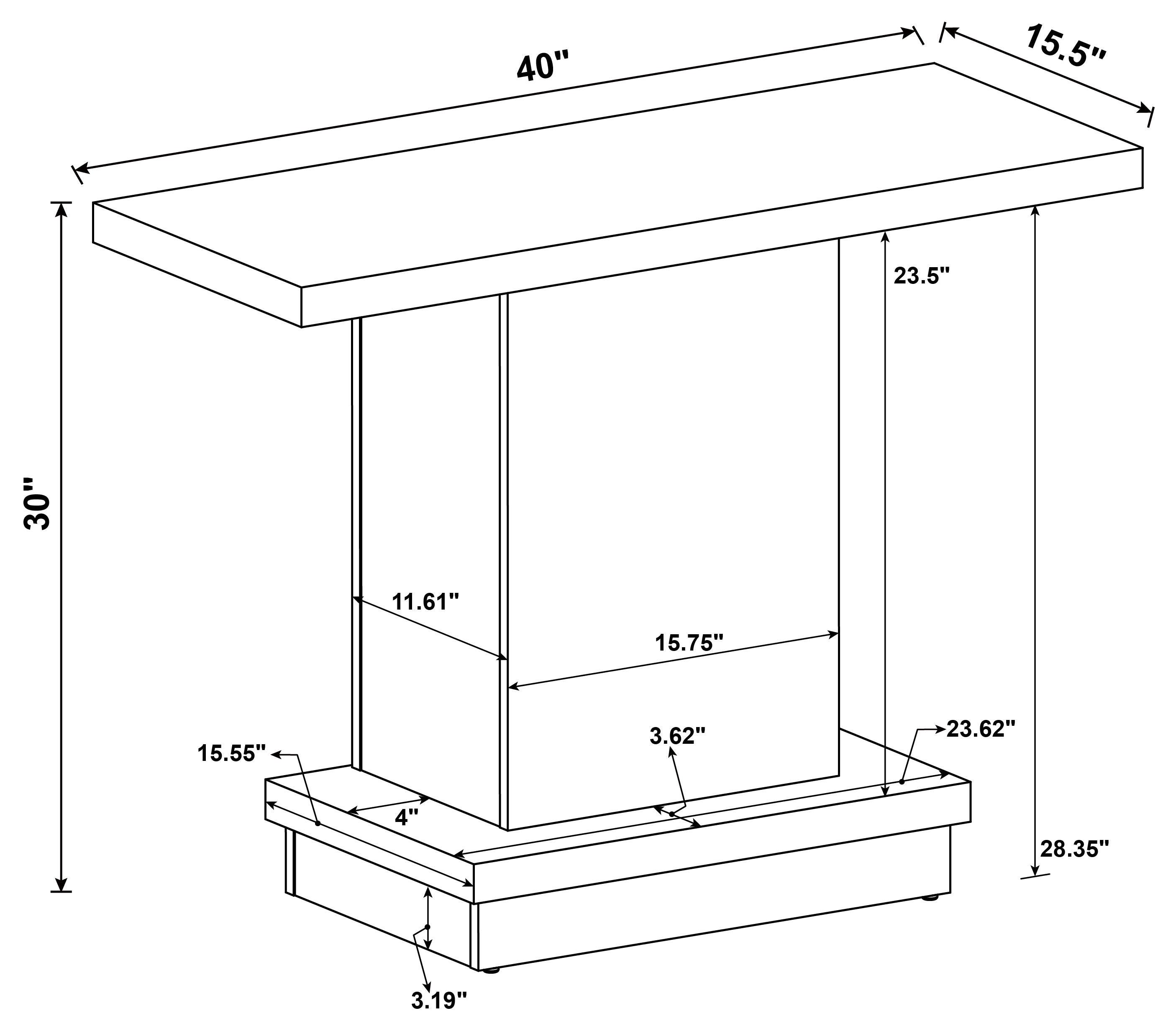 Reston Console Table - Luxury Home Furniture (MI)