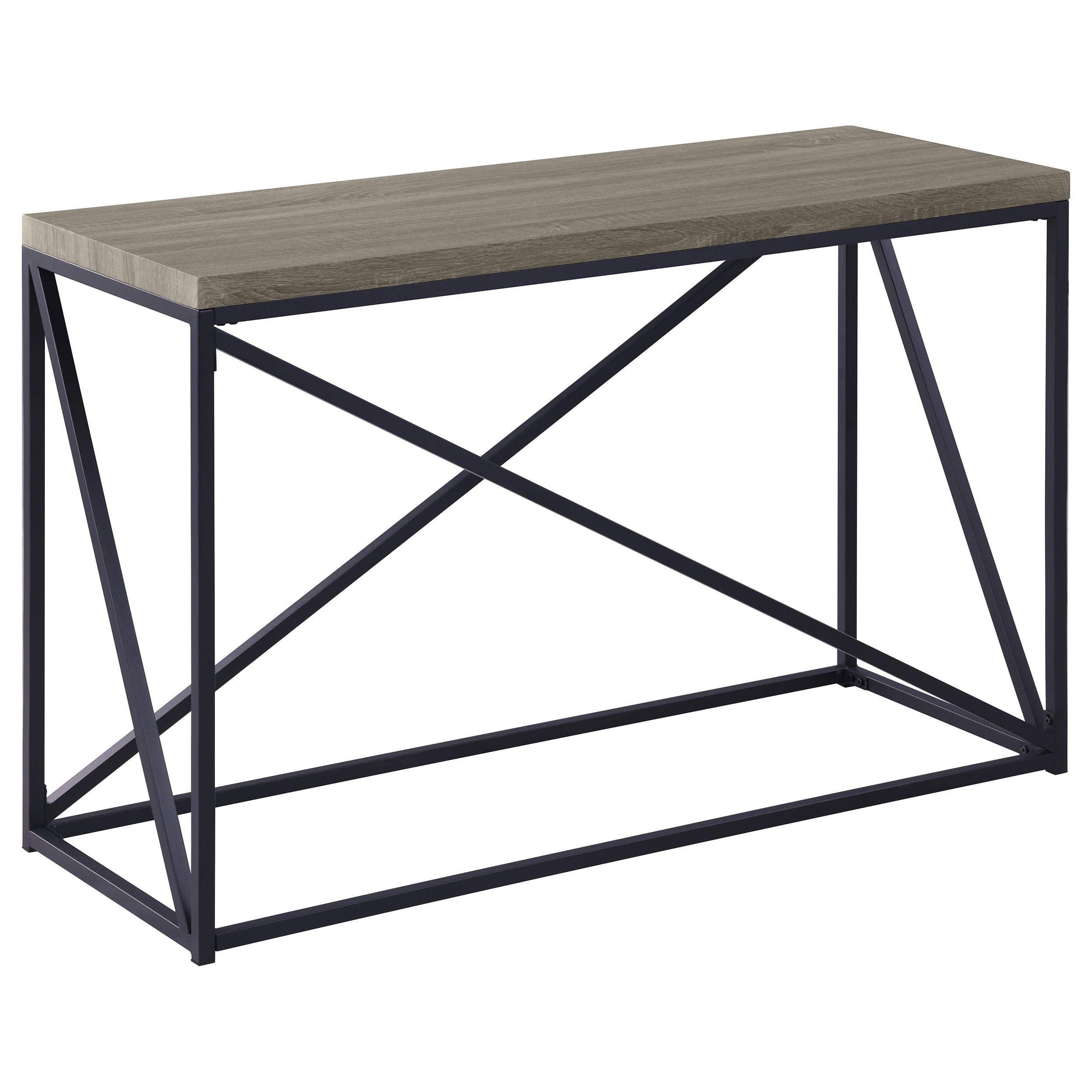 Birdie Rectangular Sofa Table Sonoma Grey - Luxury Home Furniture (MI)