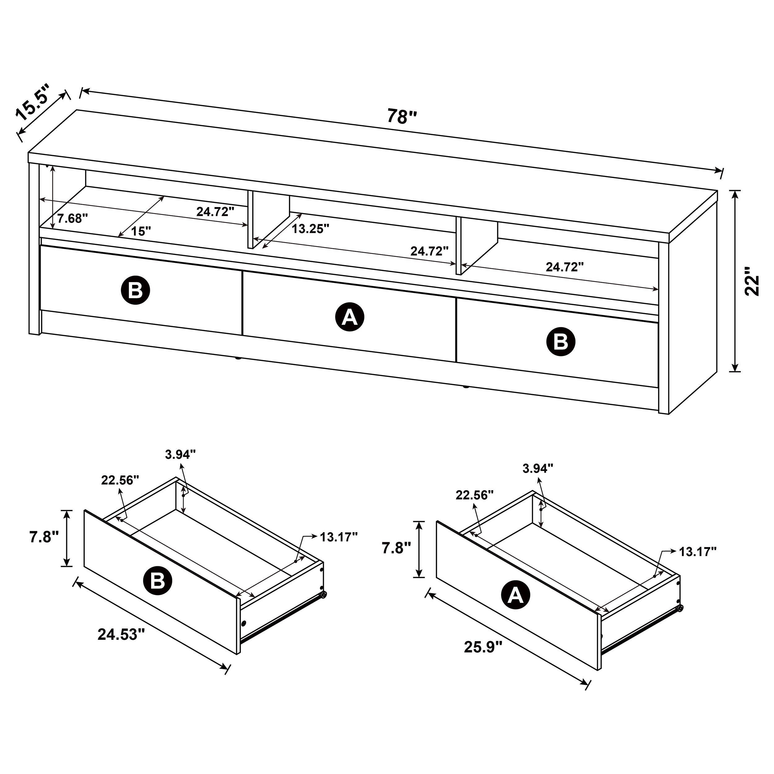 Rutland TV Stand - Luxury Home Furniture (MI)