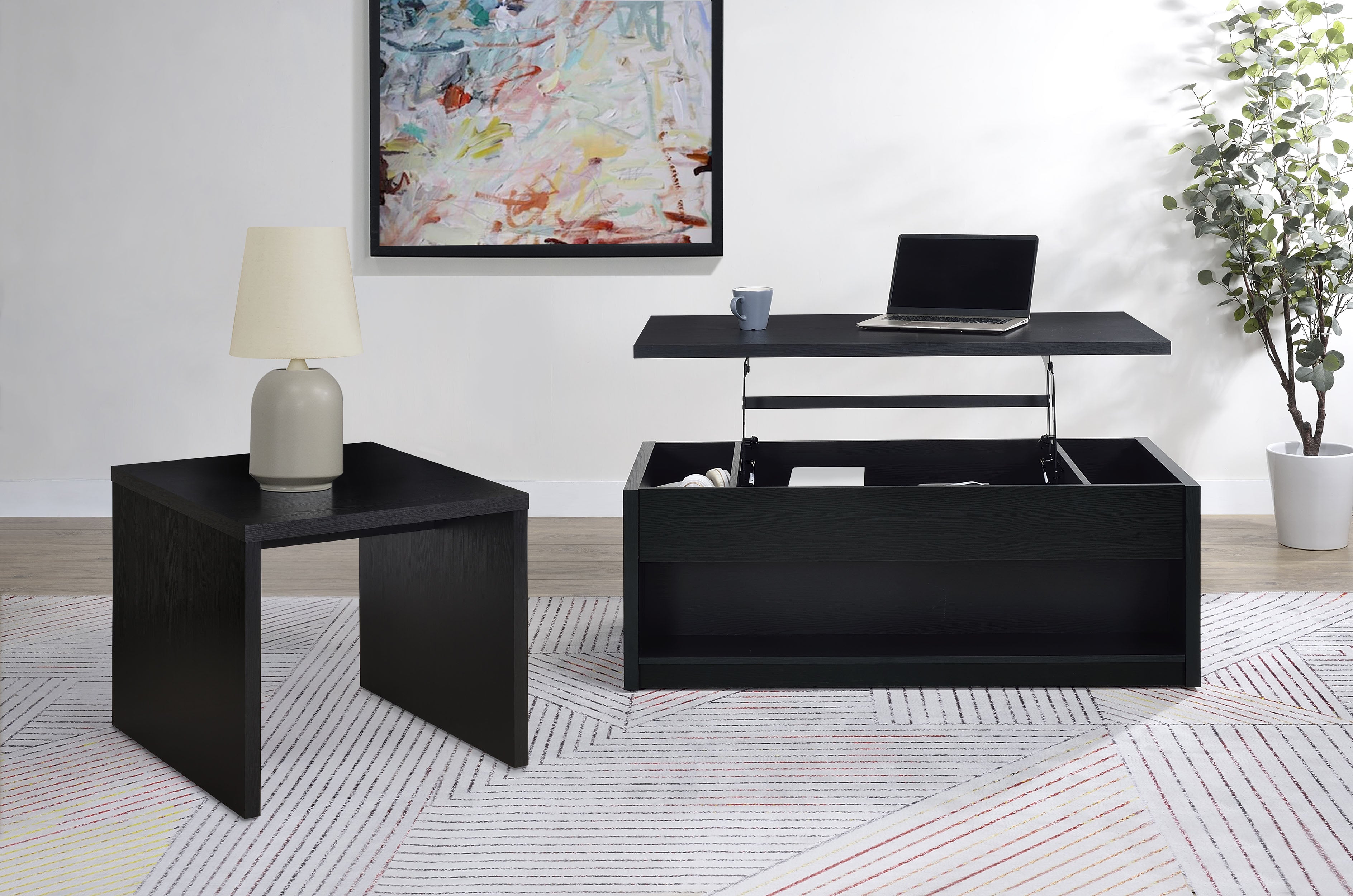 Knapp Lift-Top Coffee Table Set - Luxury Home Furniture (MI)