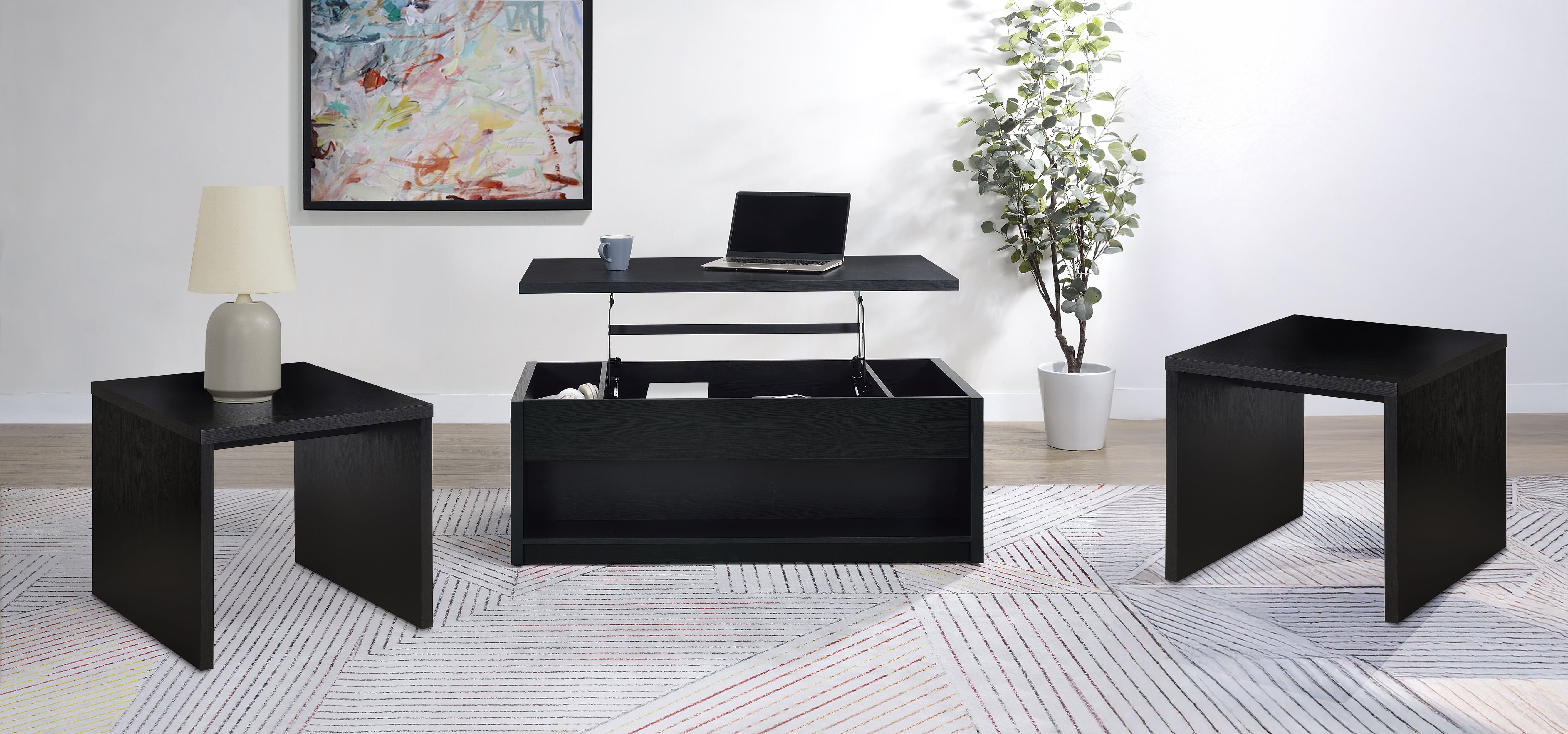 Knapp Lift-Top Coffee Table Set - Luxury Home Furniture (MI)