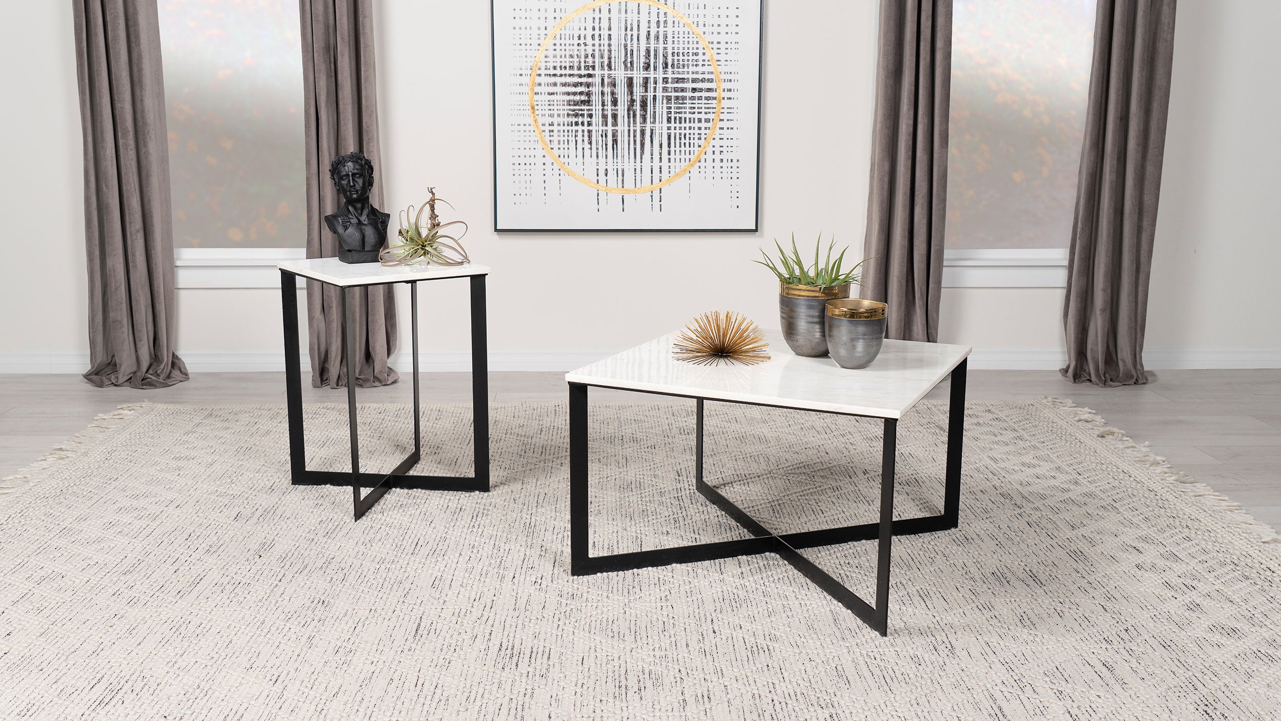 Tobin Coffee Table Sets - Luxury Home Furniture (MI)