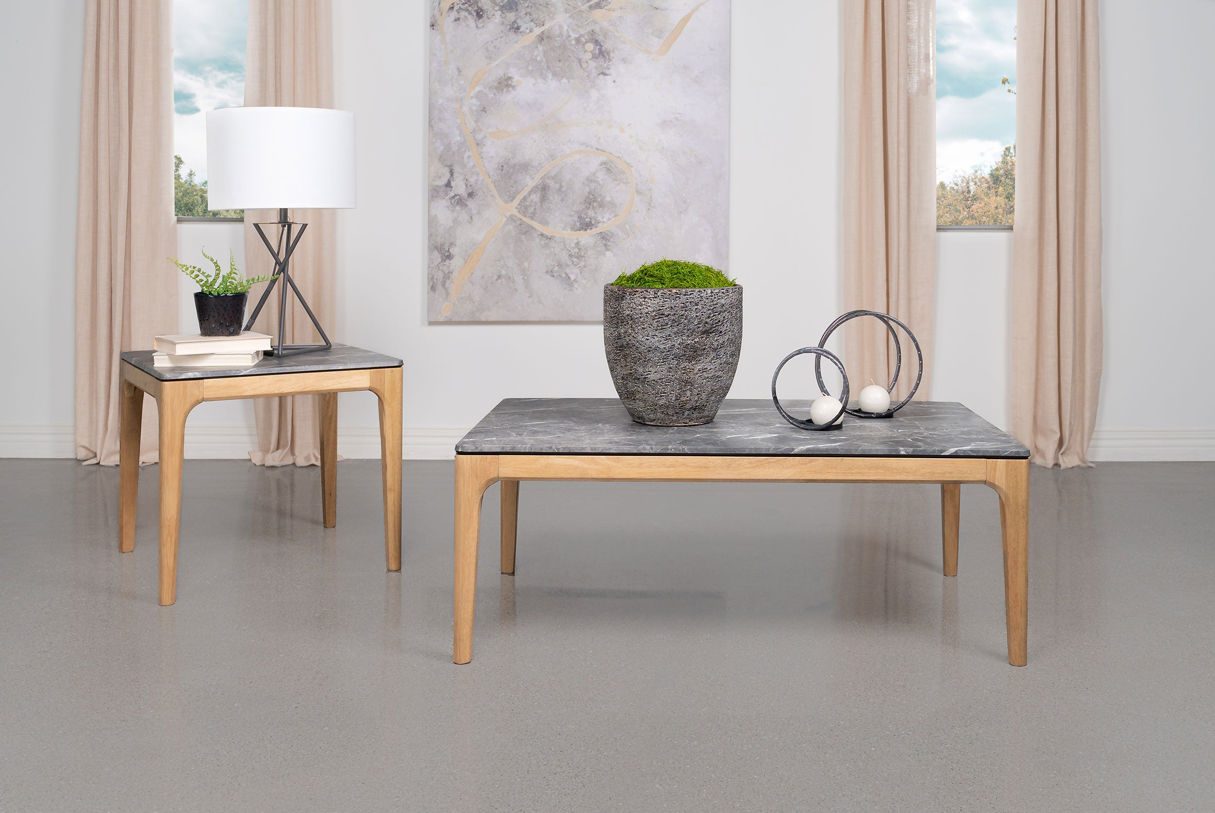 Polaris Coffee Table Sets - Luxury Home Furniture (MI)