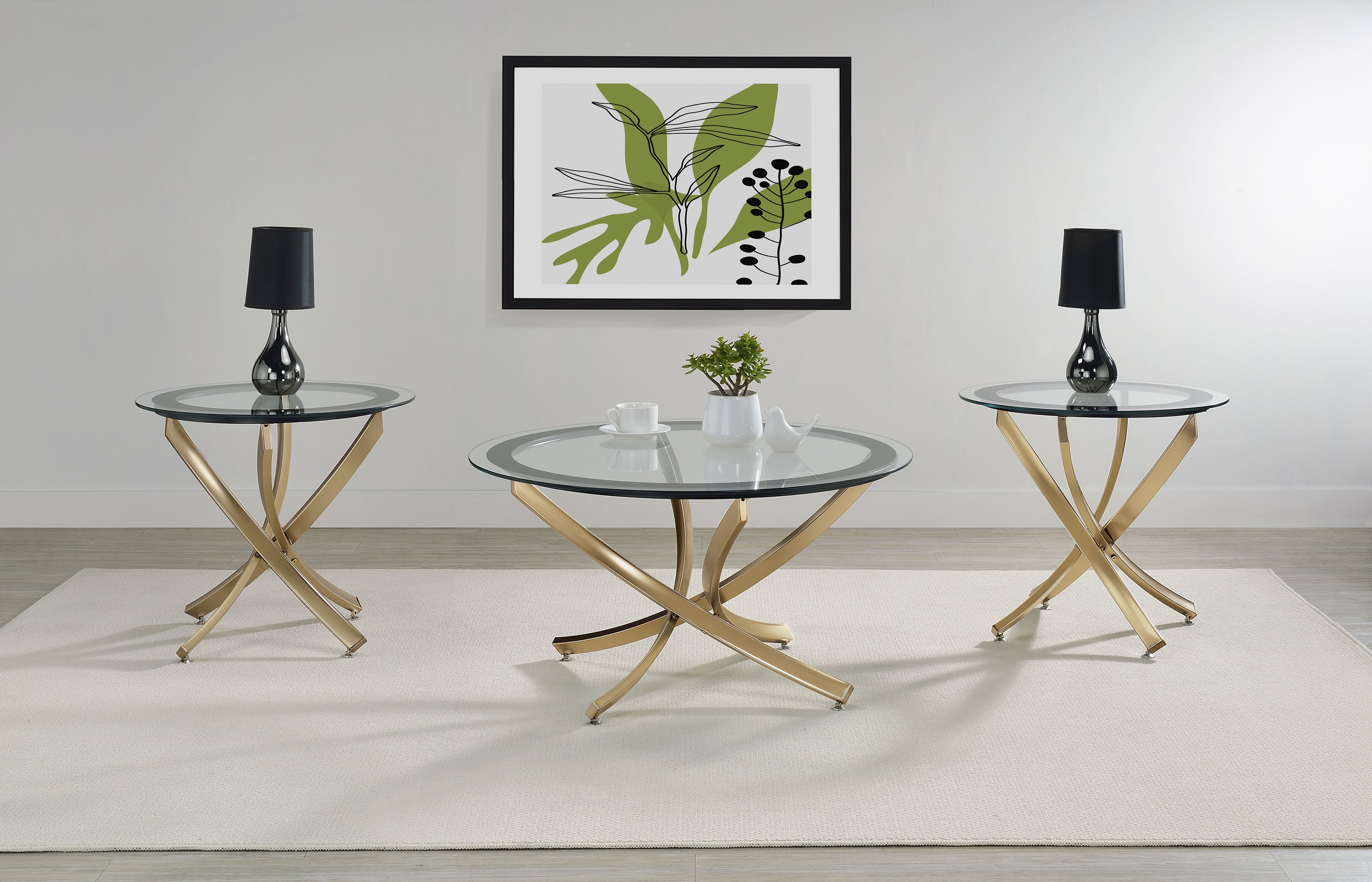 Brooke Coffee Table Set - Luxury Home Furniture (MI)