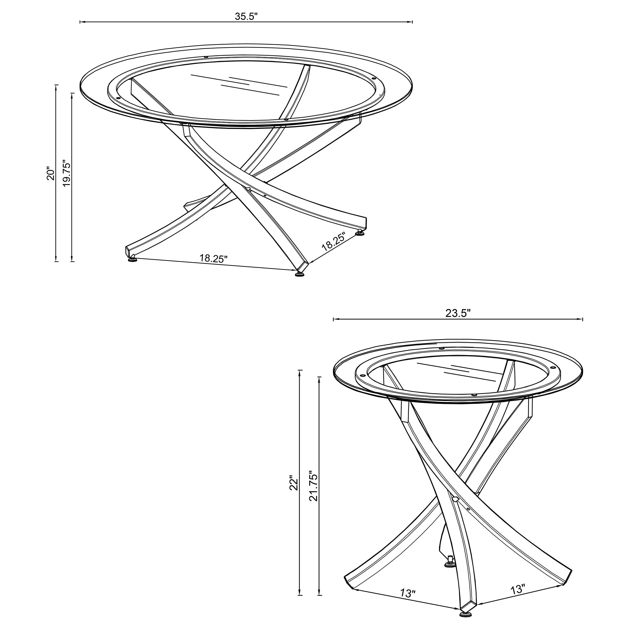 Brooke Coffee Table Set - Luxury Home Furniture (MI)