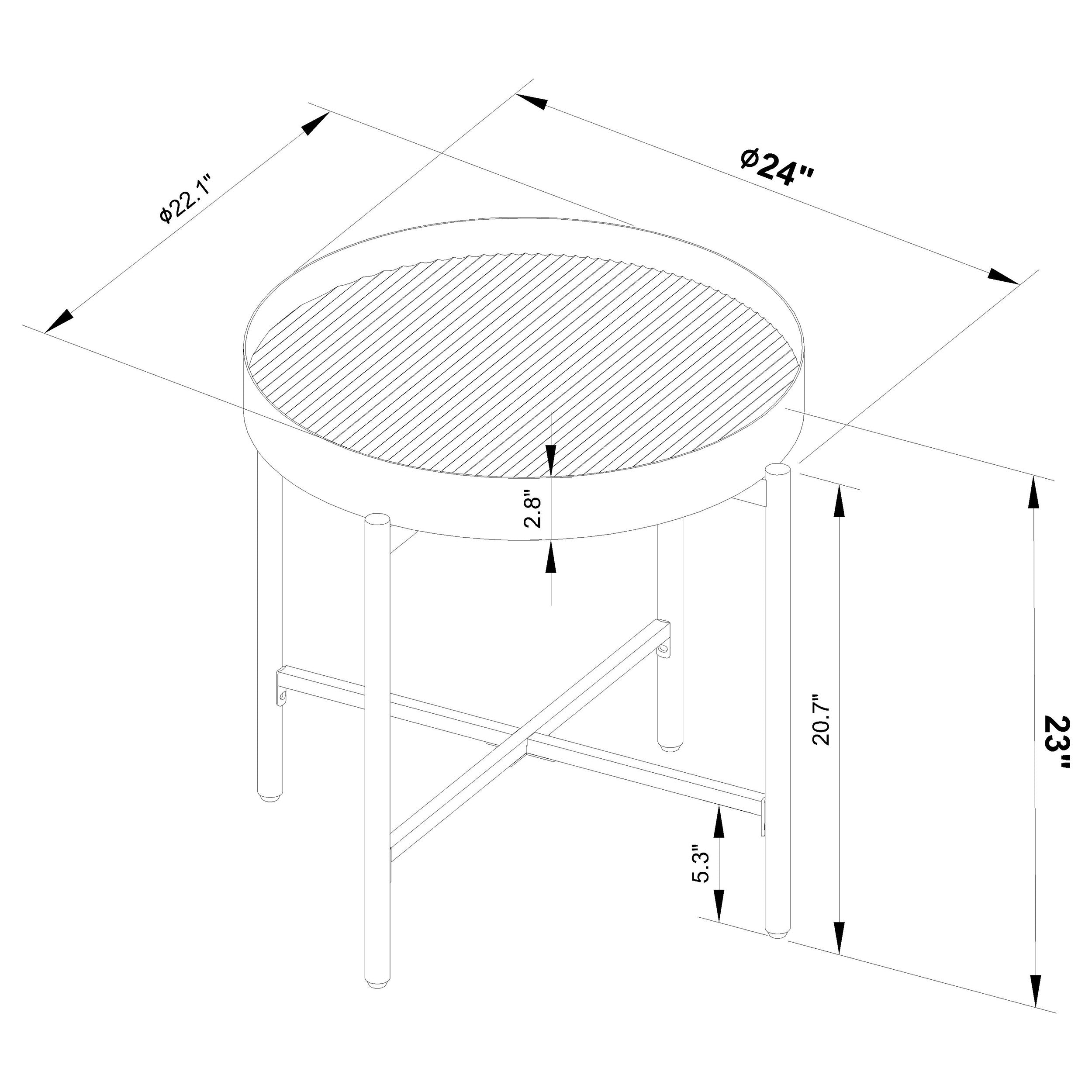 Ozella End Table - Luxury Home Furniture (MI)