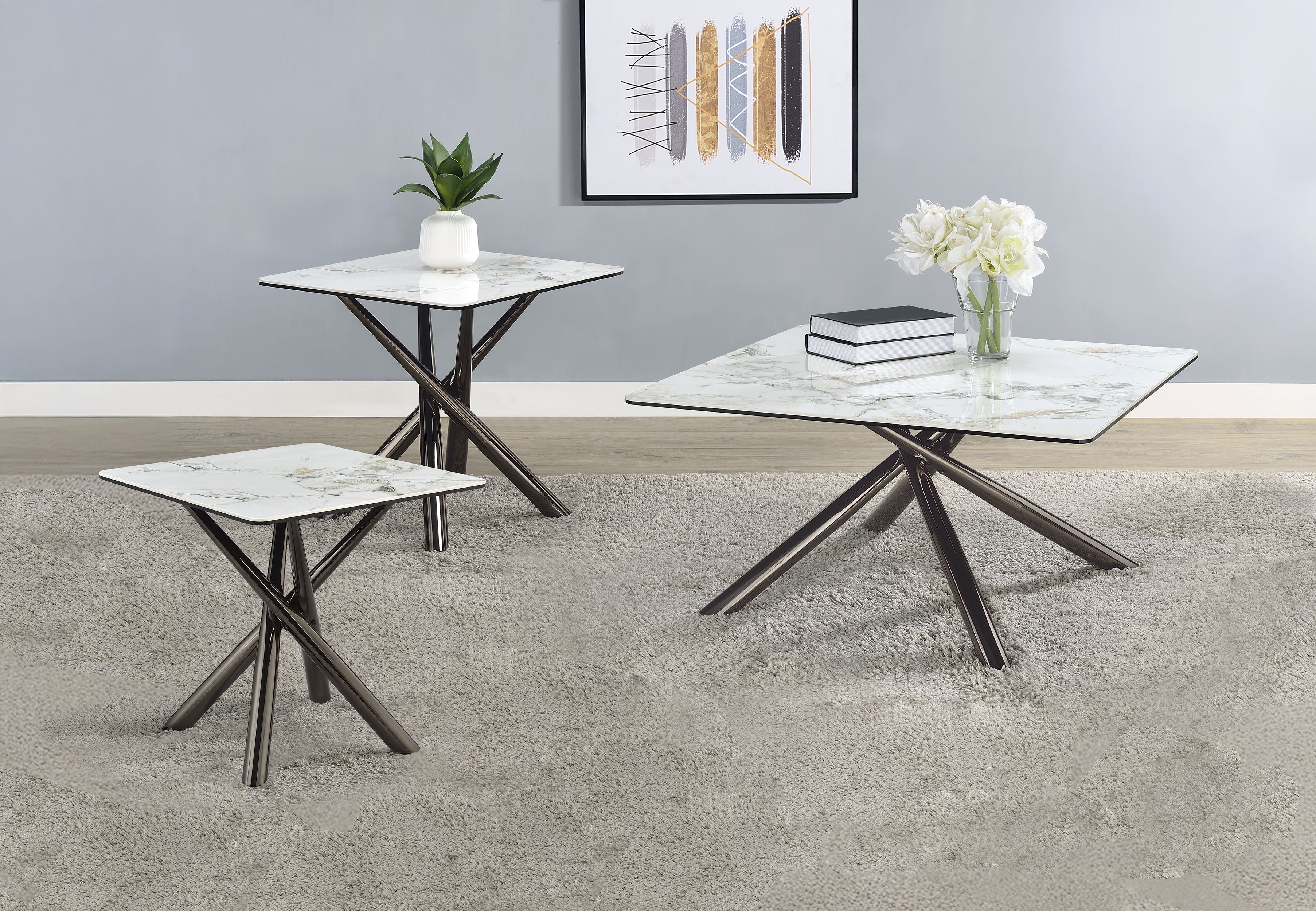 Carvell Coffee Table Set - Luxury Home Furniture (MI)