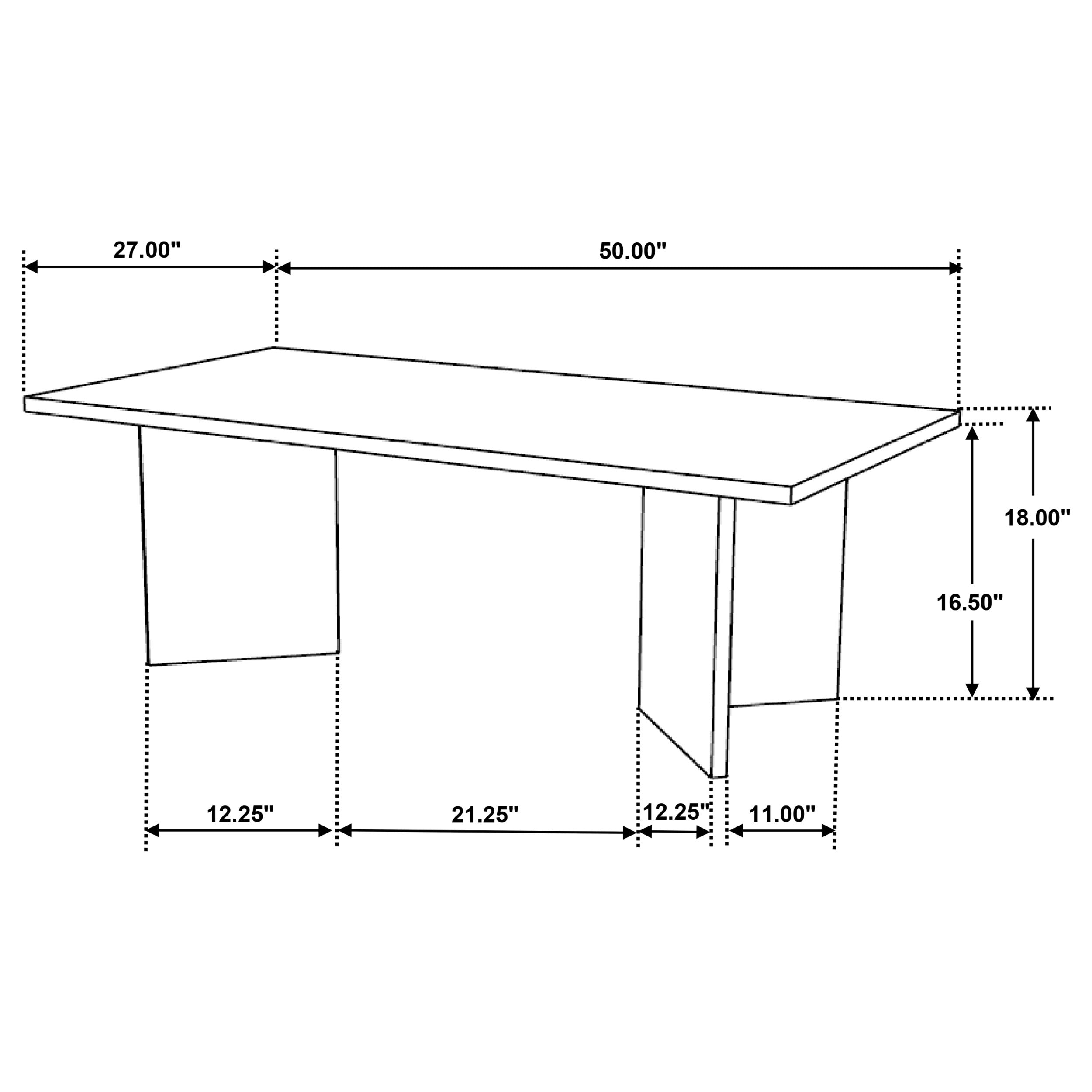 Andando Coffee Table Set - Luxury Home Furniture (MI)