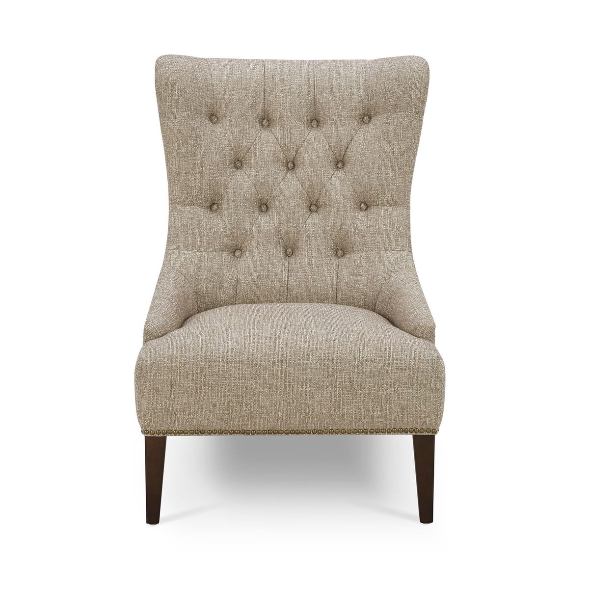 Liberty Furniture Garrison Upholstered Accent Chair in Cocoa - Luxury Home Furniture (MI)