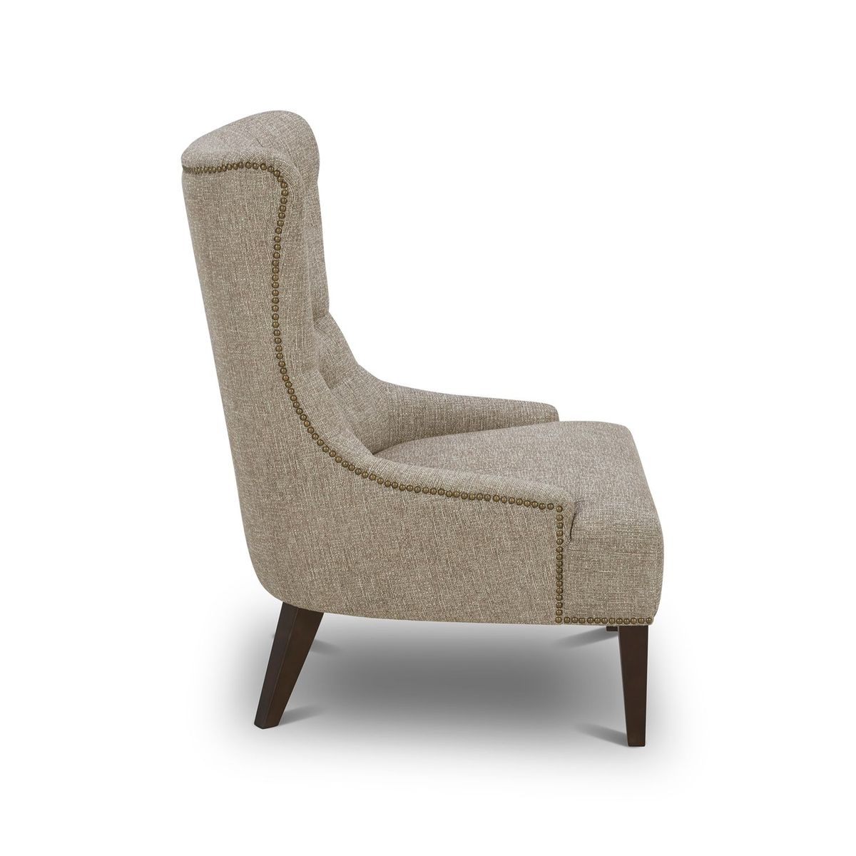 Liberty Furniture Garrison Upholstered Accent Chair in Cocoa - Luxury Home Furniture (MI)