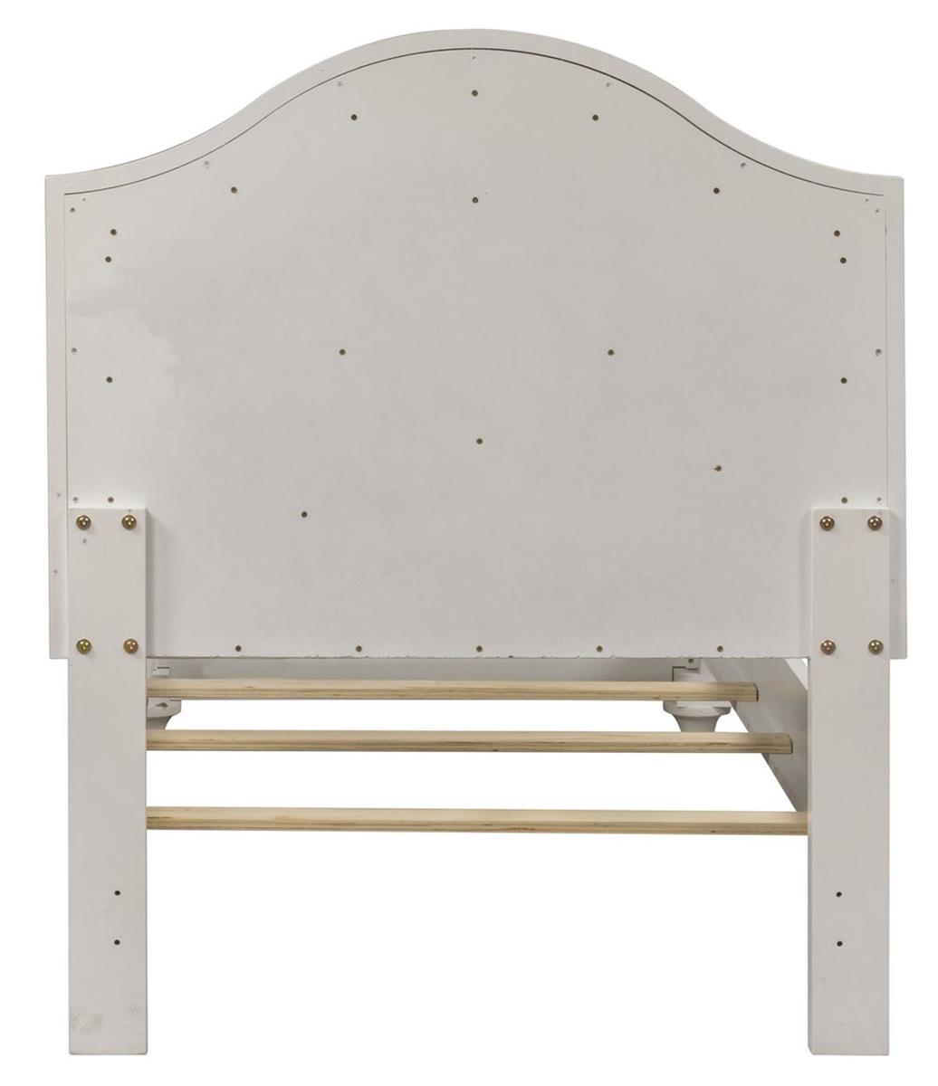 Liberty Furniture Stardust Full Panel Bed in Iridescent White - Luxury Home Furniture (MI)