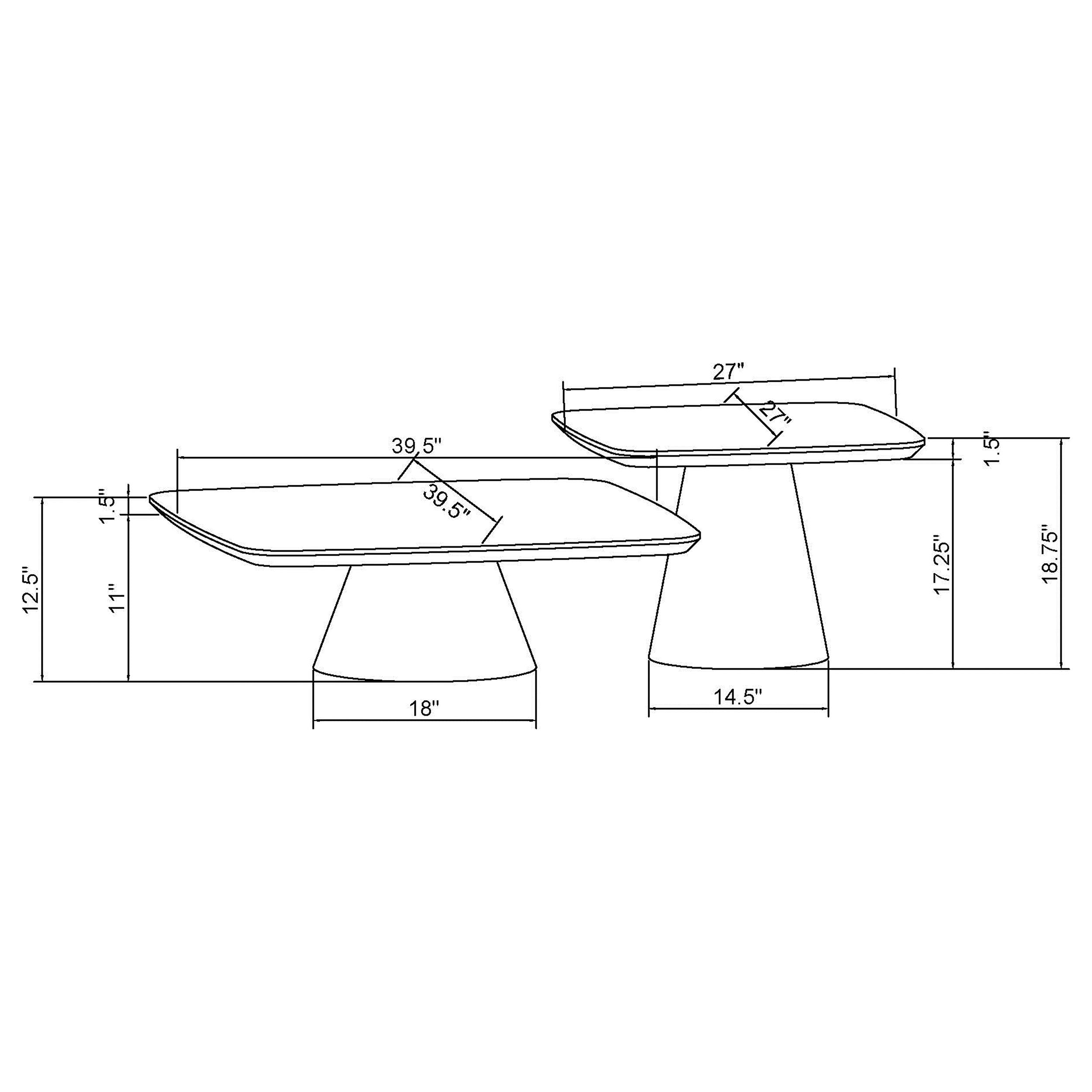 Eason Coffee Table Set - Luxury Home Furniture (MI)