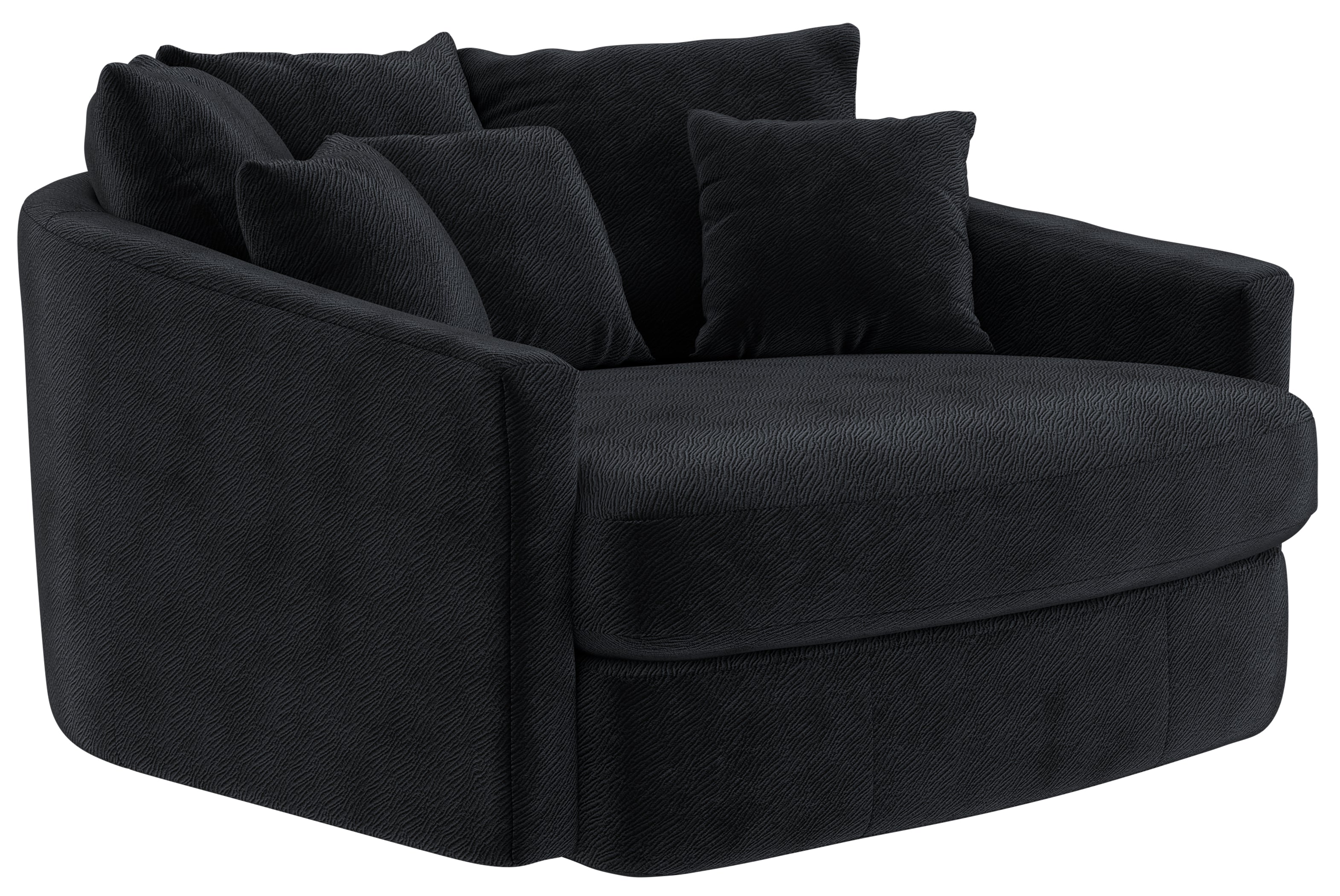 Matty Round Accent Cuddle Chaise - Luxury Home Furniture (MI)