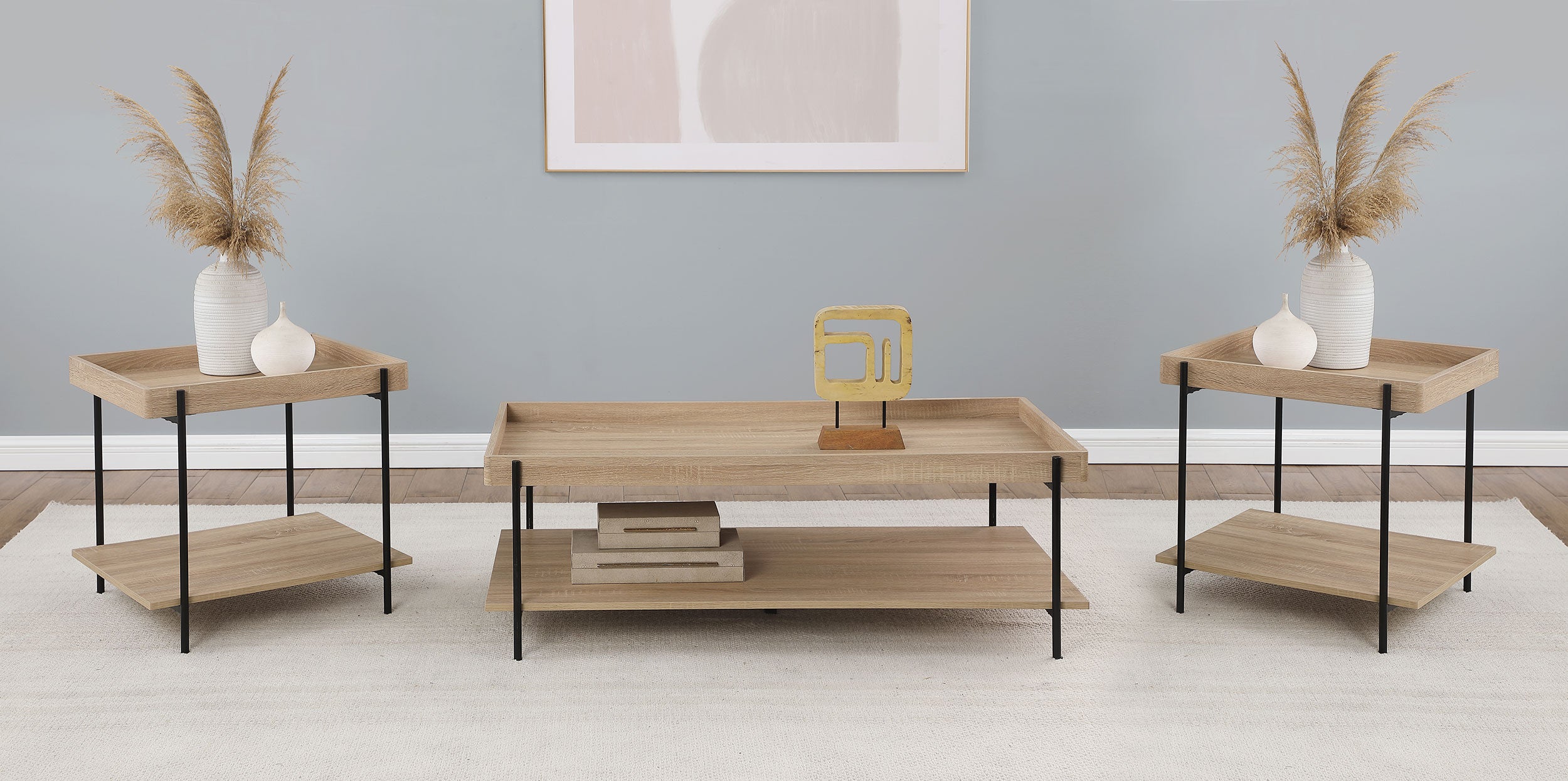Fallon Coffee Table Sets - Luxury Home Furniture (MI)