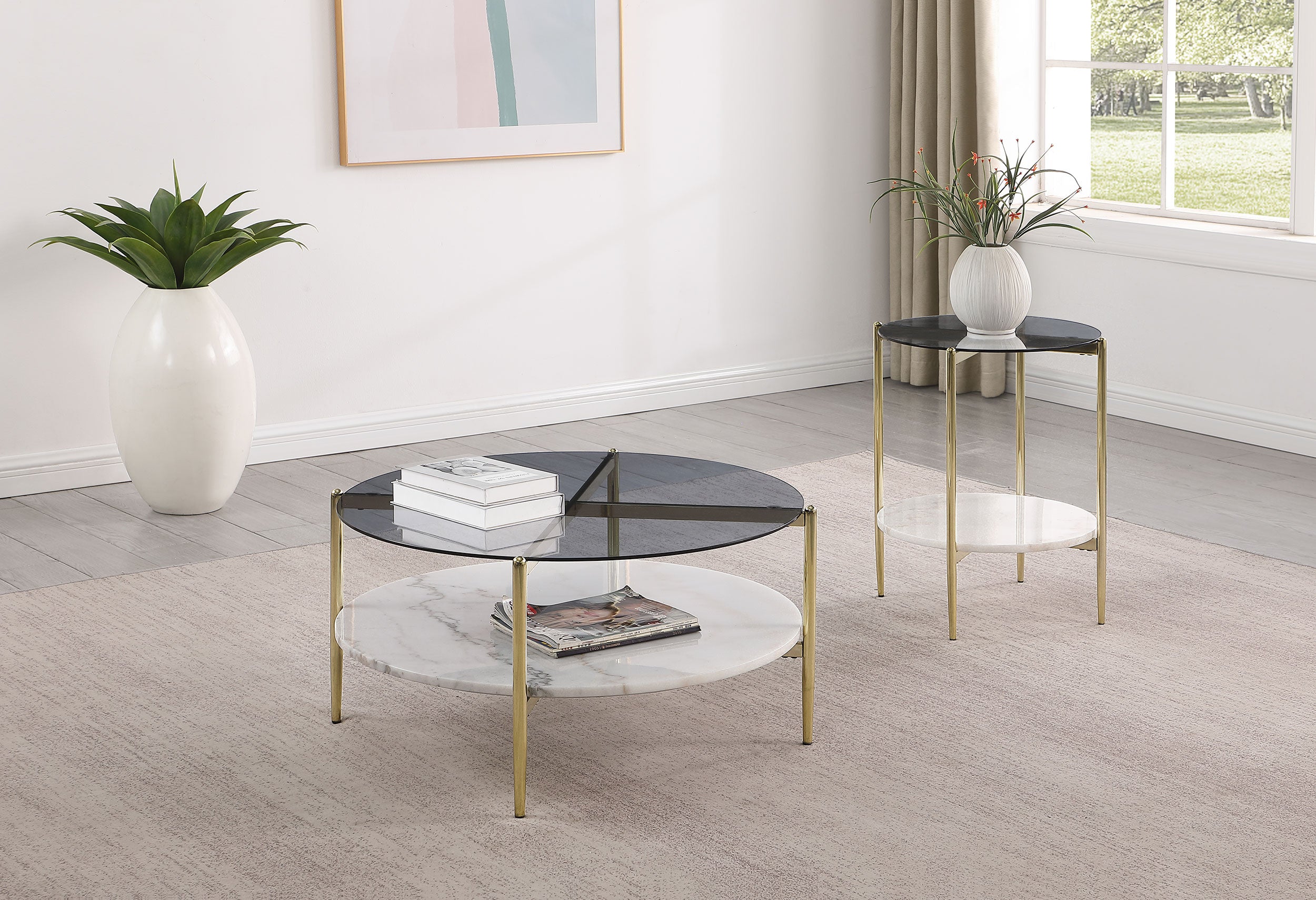 Jonelle Coffee Table Set - Luxury Home Furniture (MI)