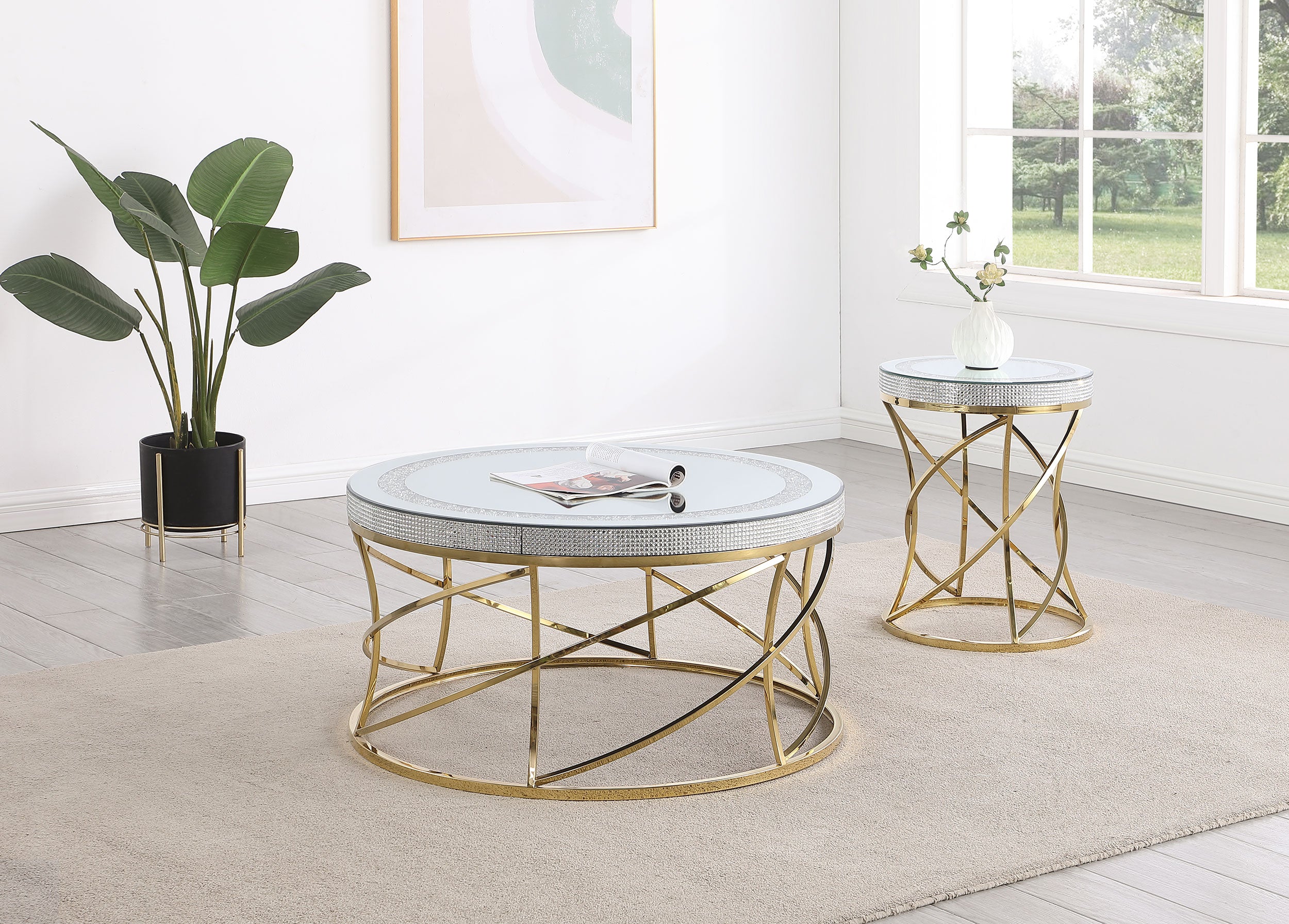 Elise Coffee Table Sets - Luxury Home Furniture (MI)