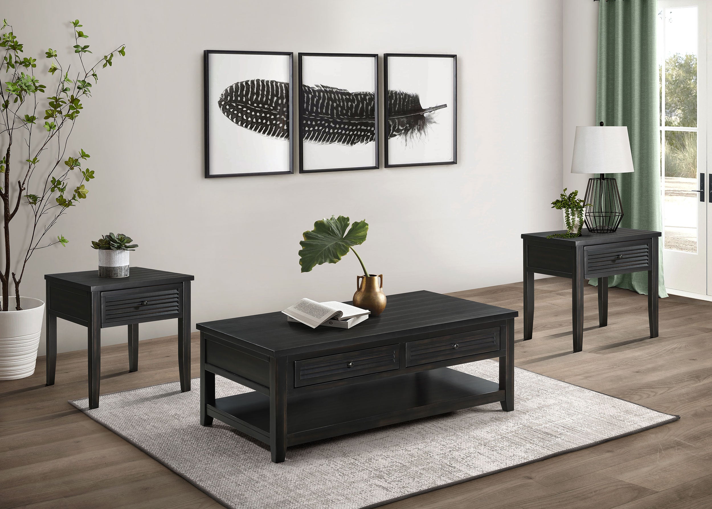 Concord Coffee Table Set - Luxury Home Furniture (MI)
