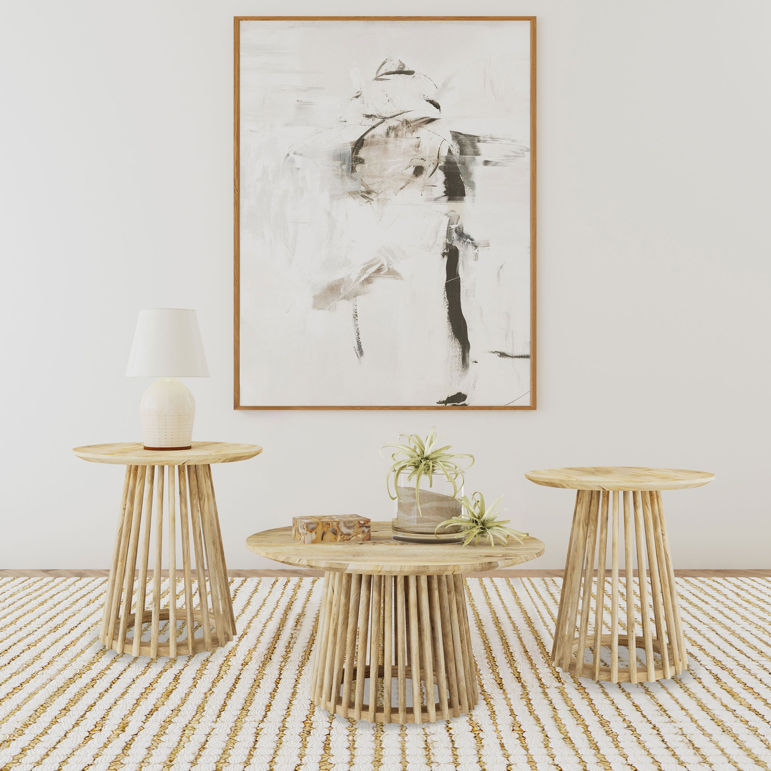 Touhy Coffee Table Set - Luxury Home Furniture (MI)