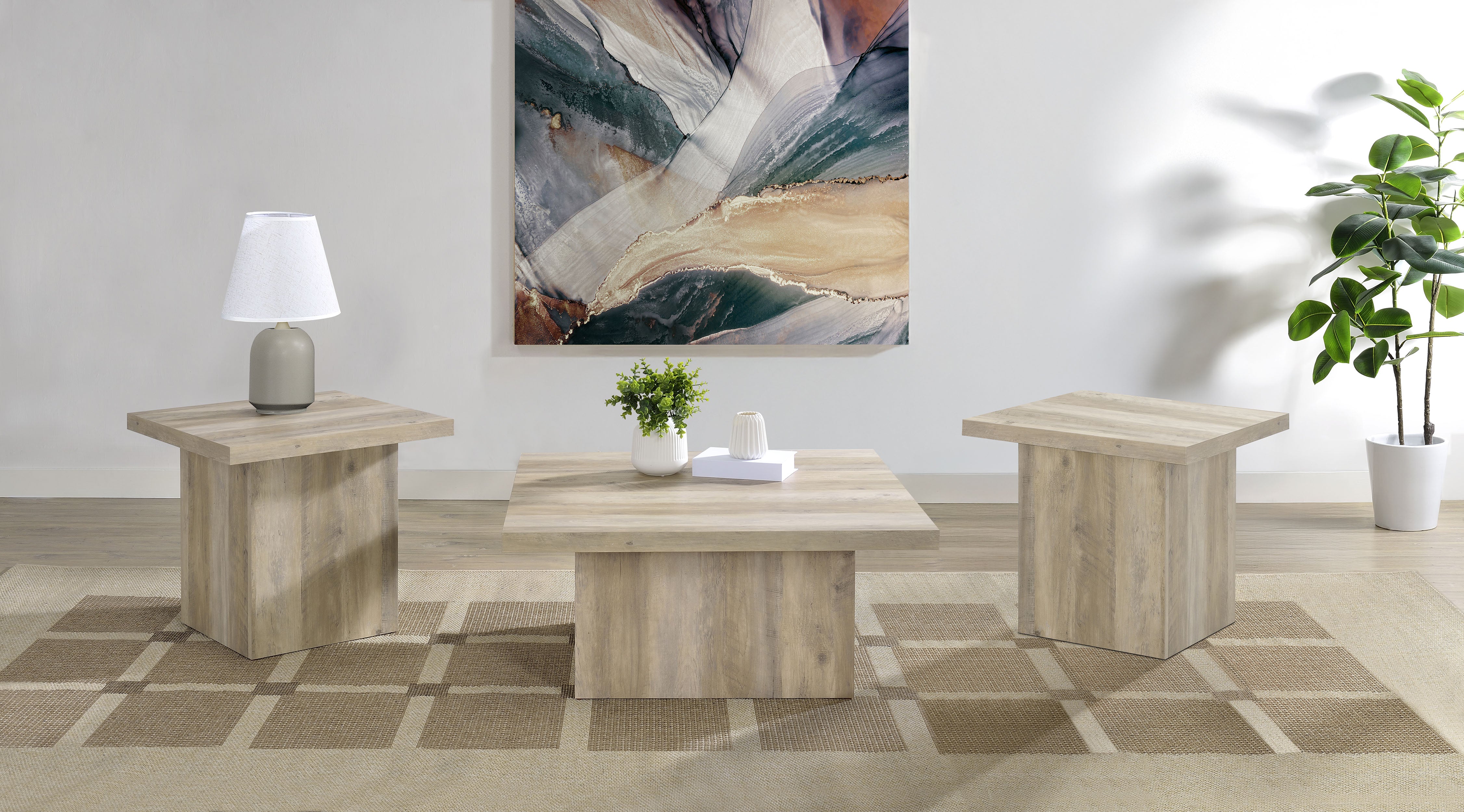 Devar Coffee Table Set - Luxury Home Furniture (MI)