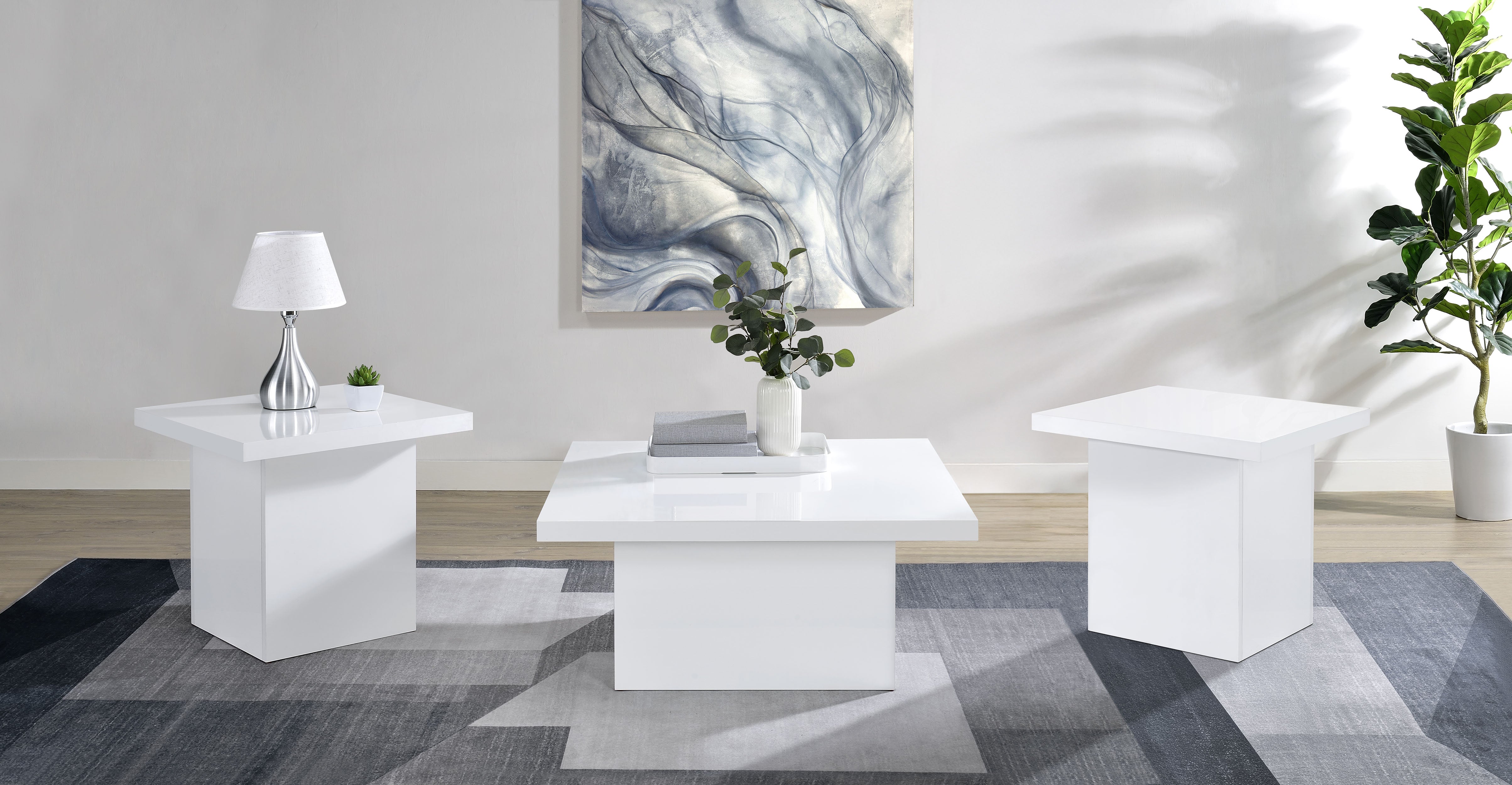 Devar Coffee Table Set - Luxury Home Furniture (MI)