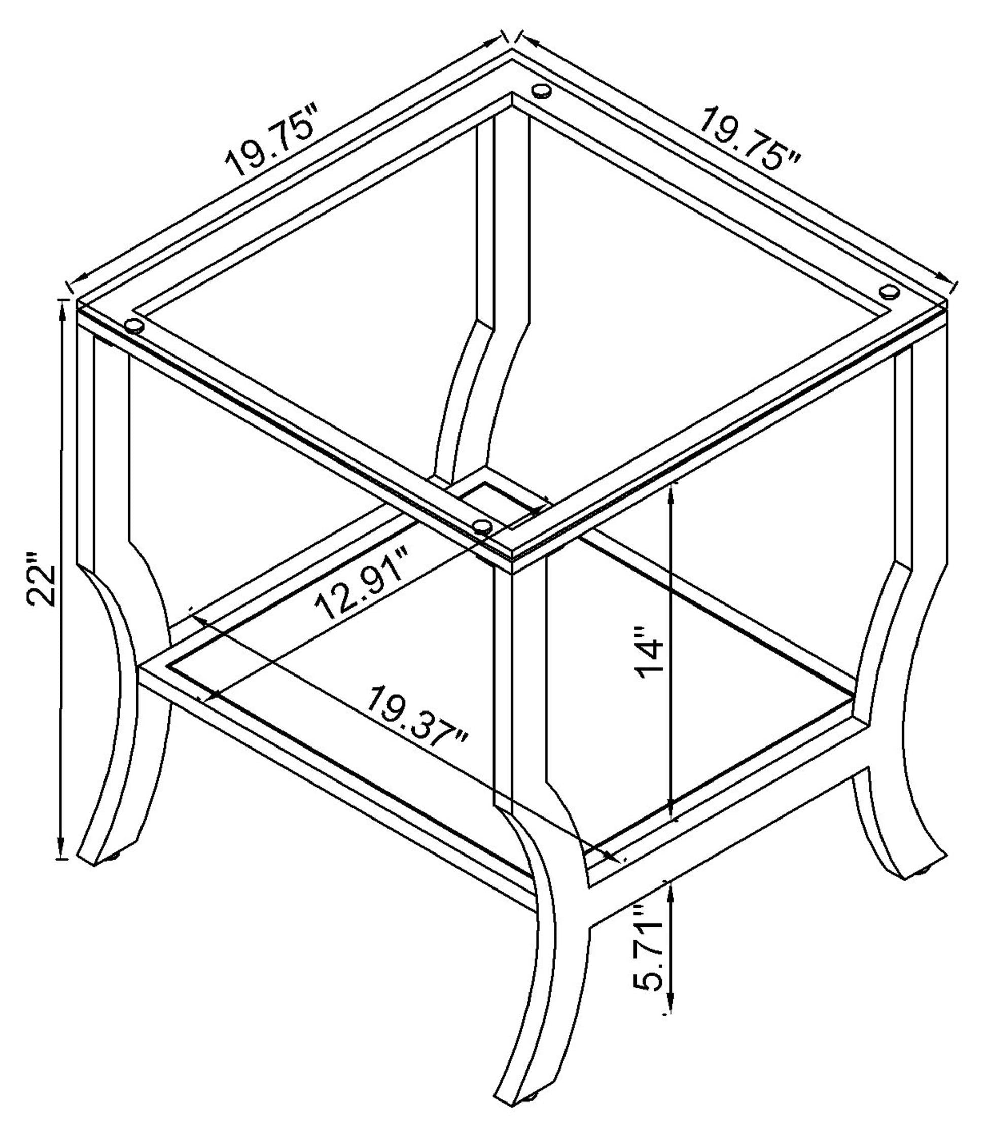 Saide End Table - Luxury Home Furniture (MI)