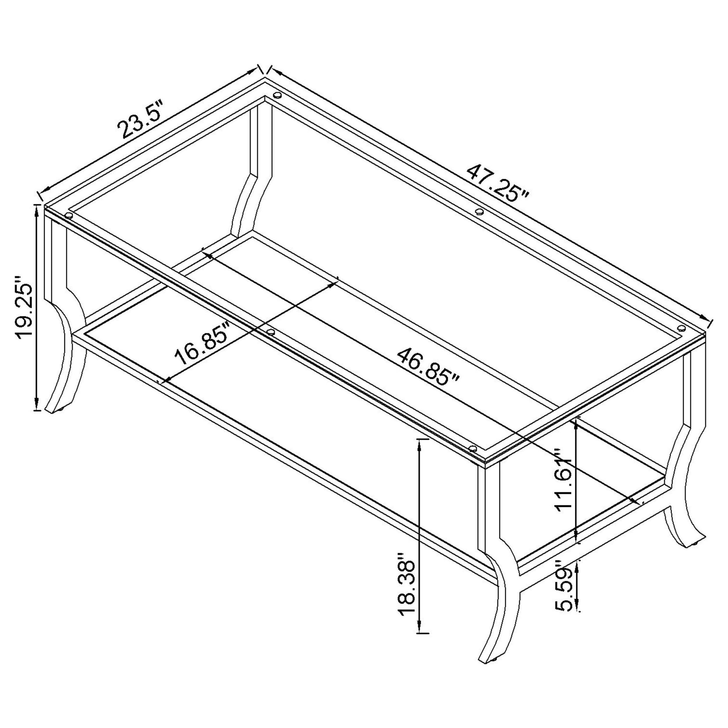 Saide Coffee Table Set - Luxury Home Furniture (MI)