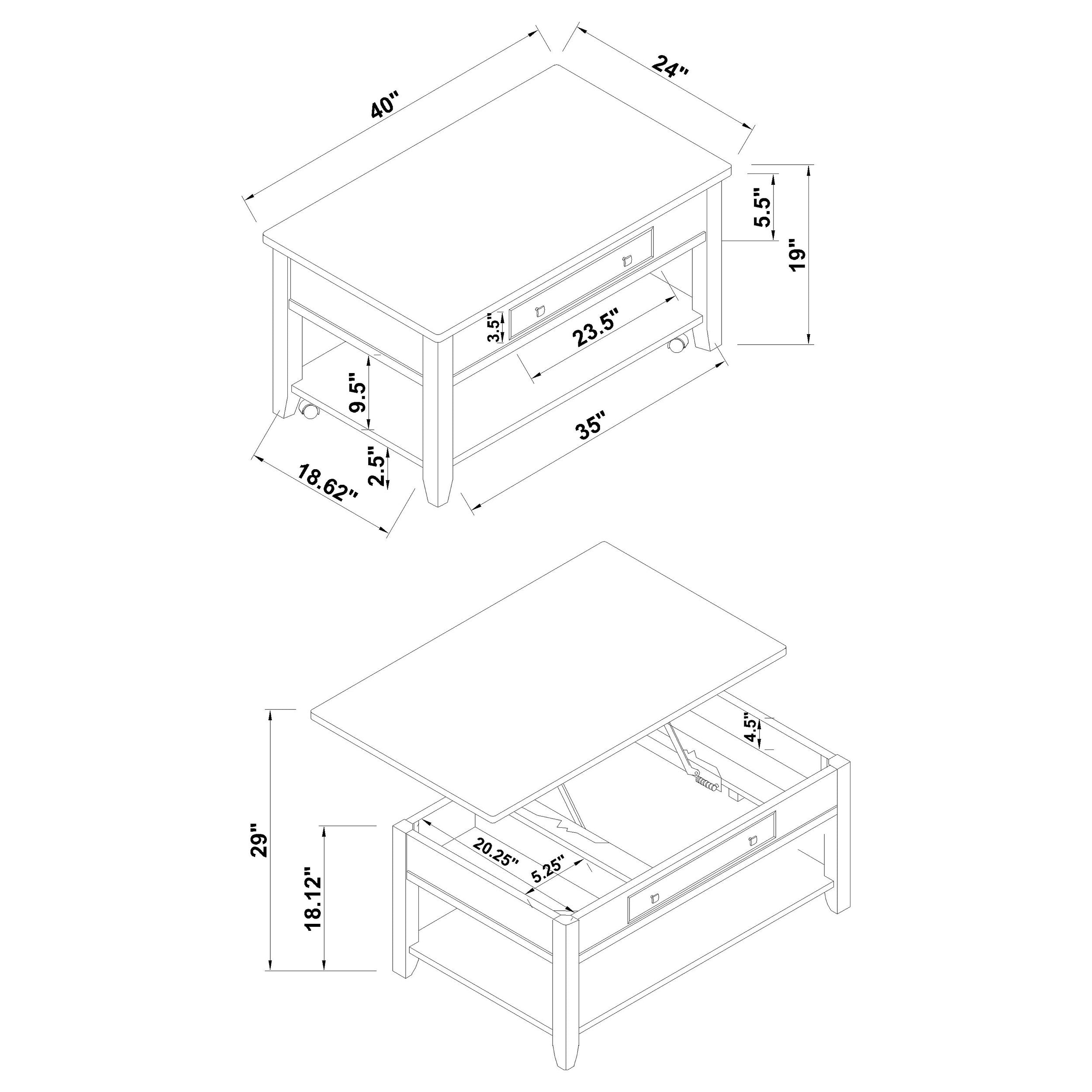Bradford Coffee Table Sets - Luxury Home Furniture (MI)