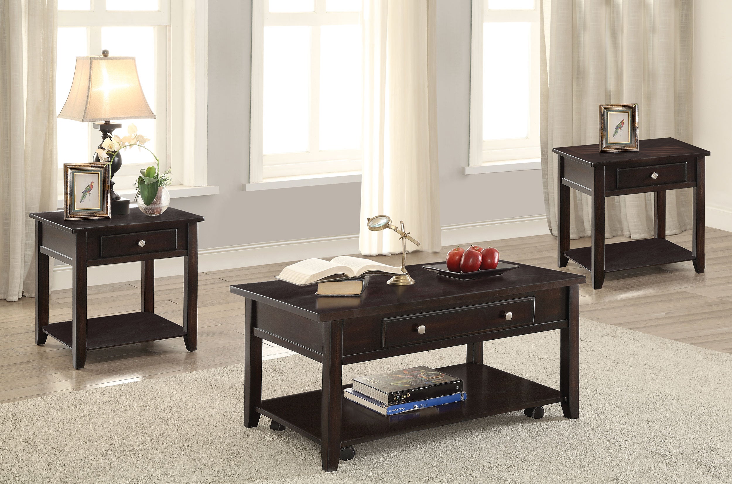 Bradford Coffee Table Sets - Luxury Home Furniture (MI)