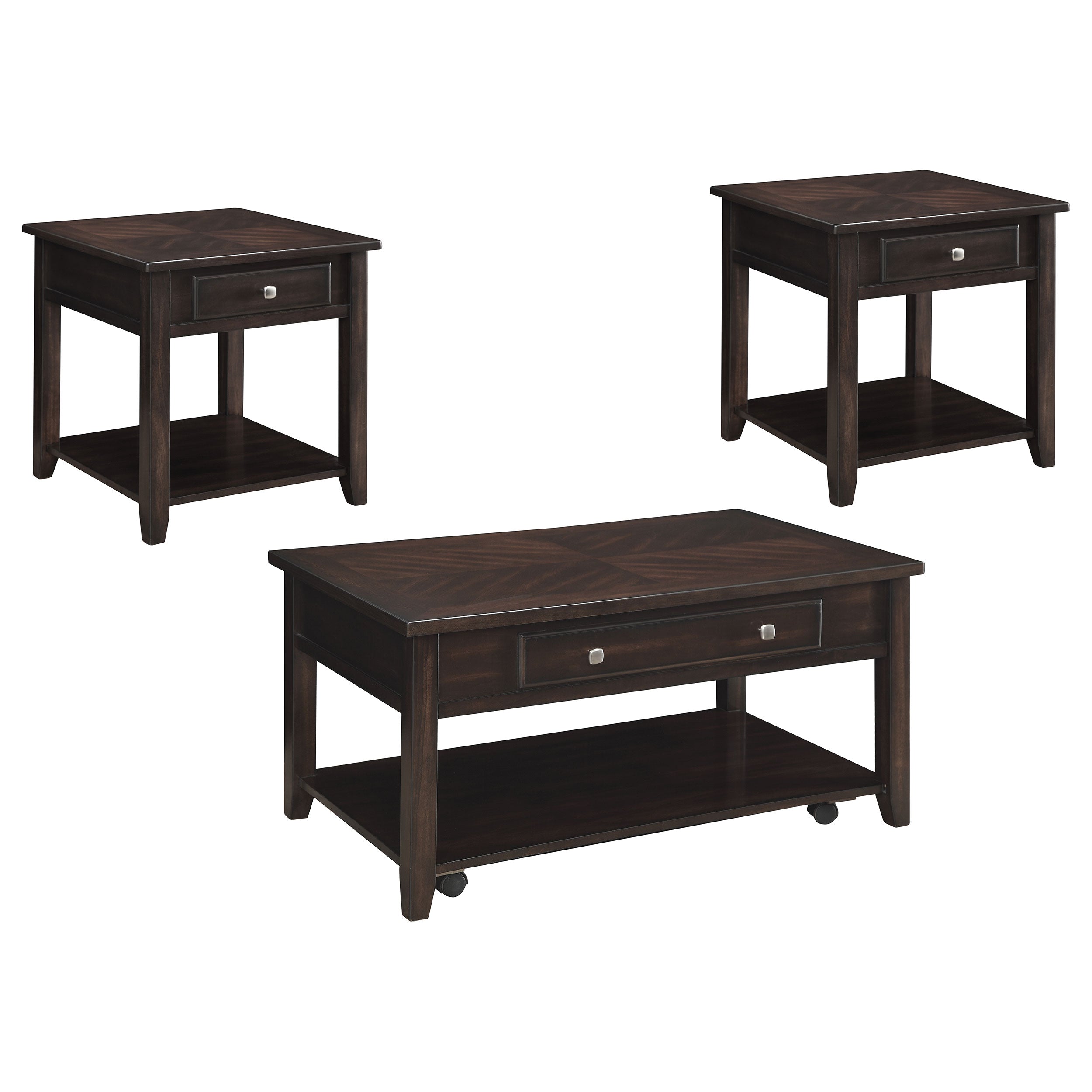 Bradford Coffee Table Sets - Luxury Home Furniture (MI)