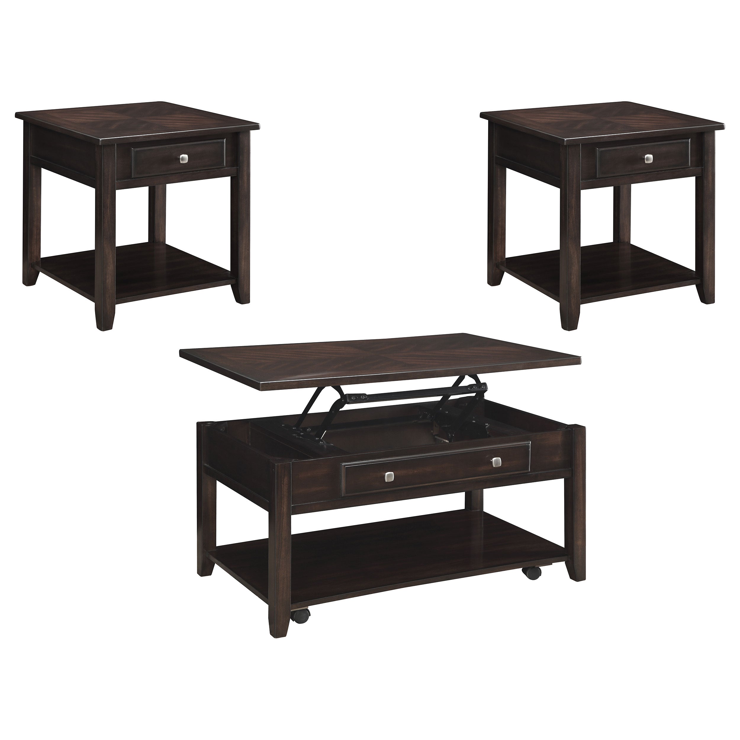 Bradford Coffee Table Sets - Luxury Home Furniture (MI)