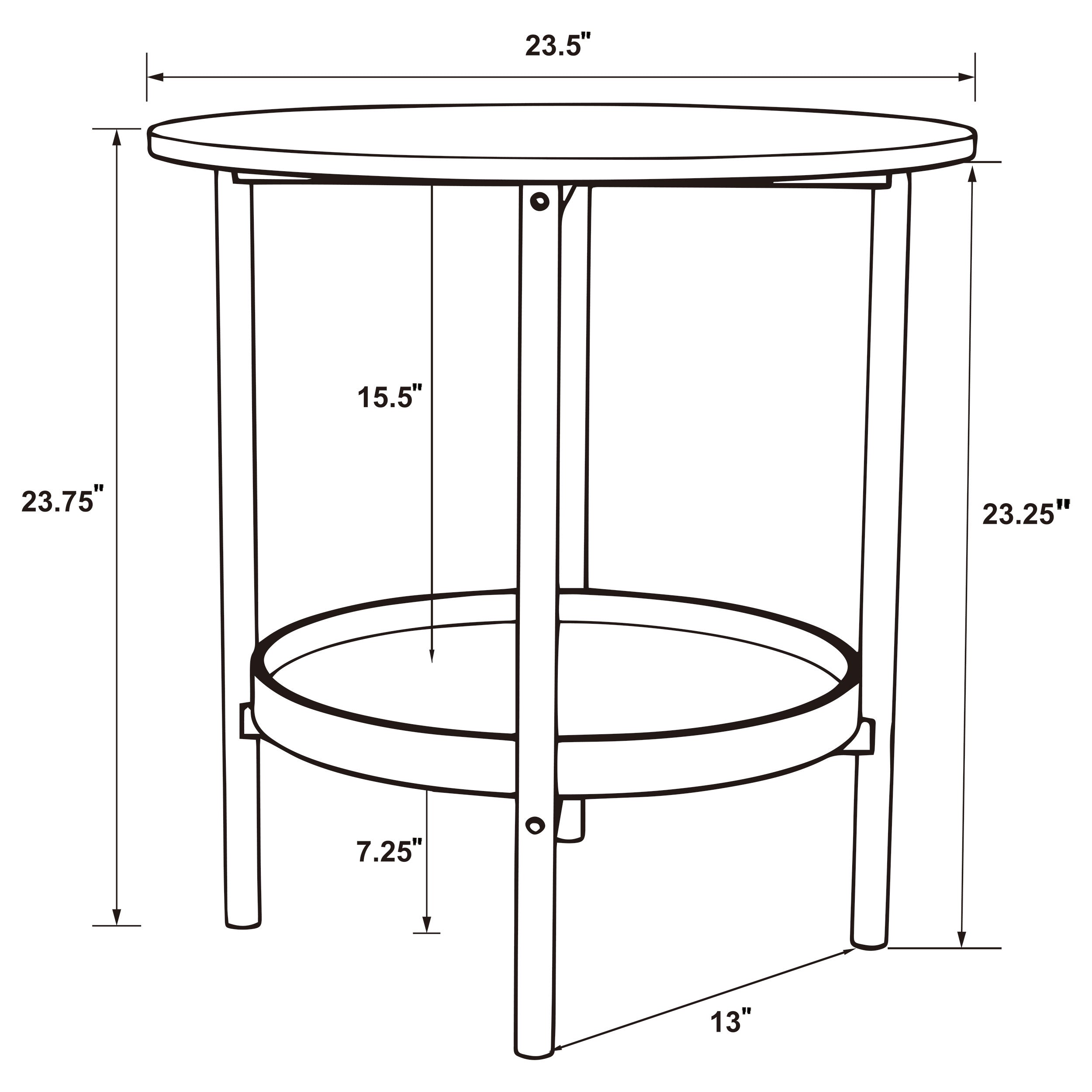 Delfin End & Side Table - Luxury Home Furniture (MI)