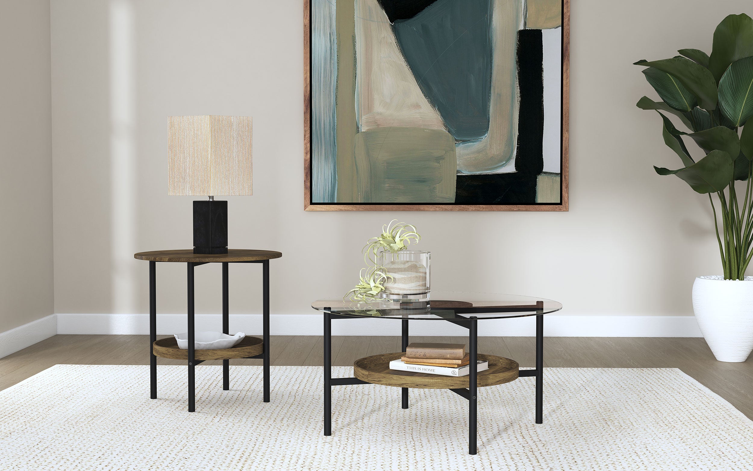Delfin End & Side Table - Luxury Home Furniture (MI)