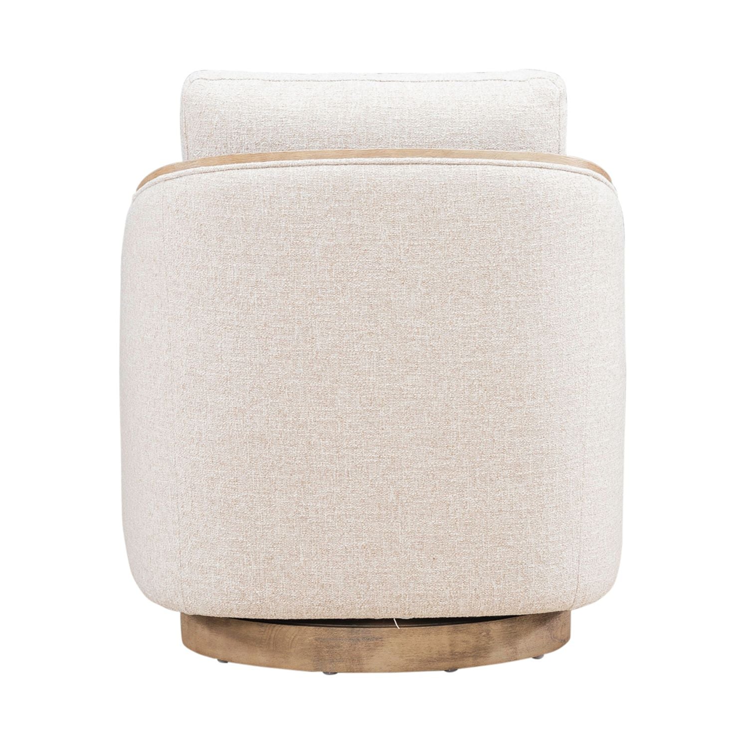 Nora Uph Swivel Accent Chair - Light Brown