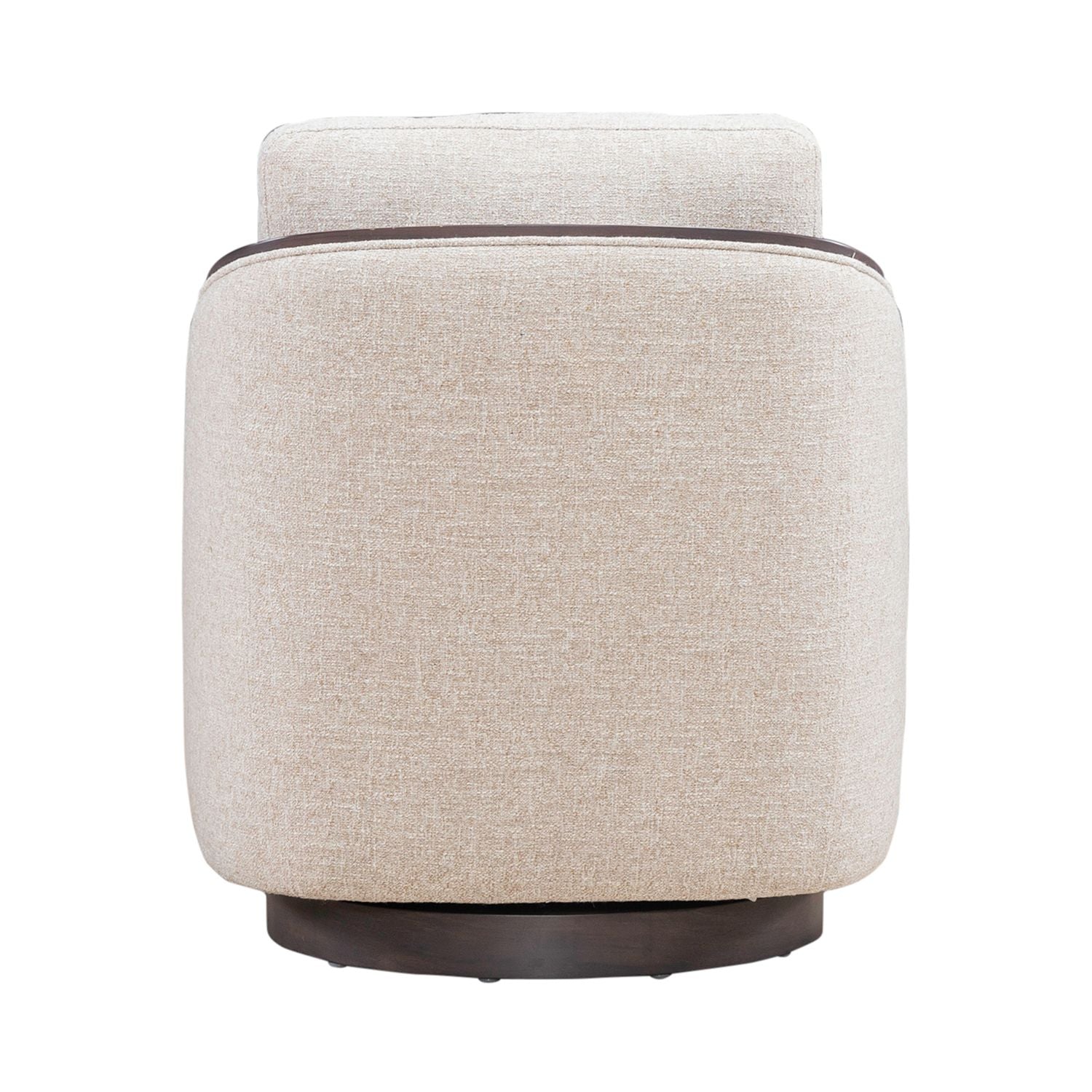 Nora Uph Swivel Accent Chair - Dark Brown