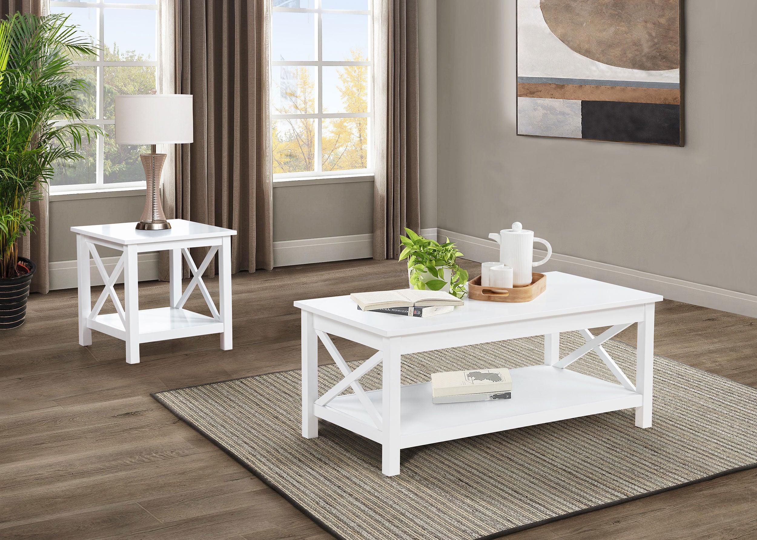 Skyview Lift-Top Coffee Table Set - Luxury Home Furniture (MI)