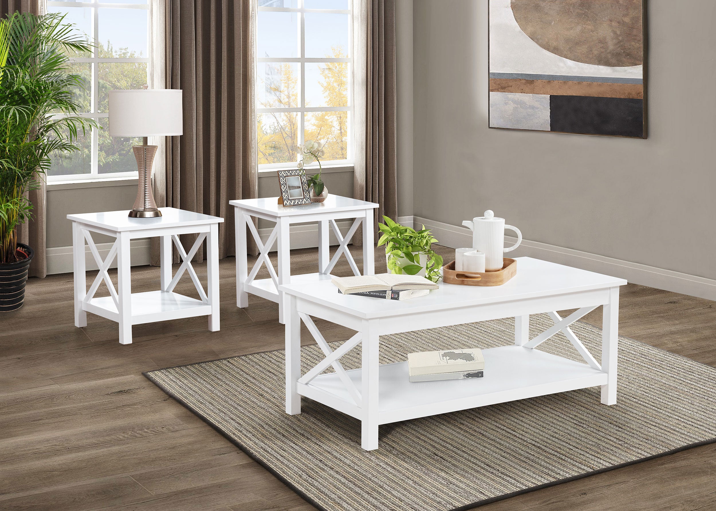 Skyview Lift-Top Coffee Table Set - Luxury Home Furniture (MI)